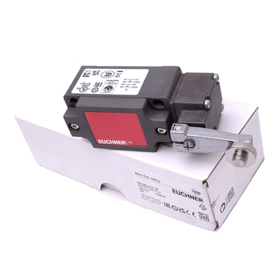 New Euchner NZ1HS-3131-M Safety Switch, 2NO 2NC, 4A Max, ø18mm Roller Lever