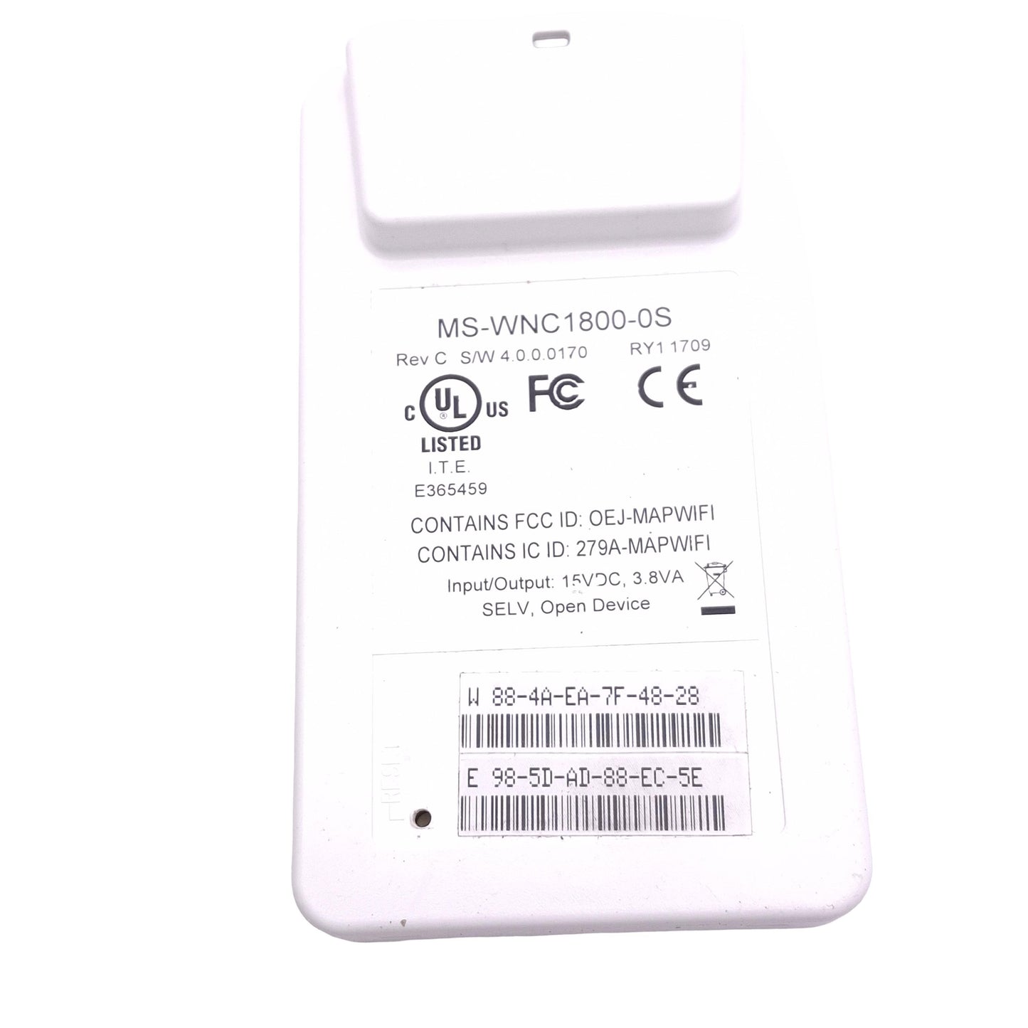 Used Johnson Controls MS-WNC1800-0S Wireless Network Coordinator Gateway, 30m Range