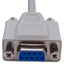 New L-Com CSMN9FF-25 Deluxe Molded D-Sub Cable DB9 Female to DB9 Female, 25ft Length
