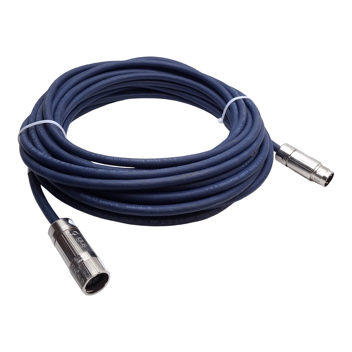 New – Open box Igus 1002702 MAT90446197 Motor Power Cable, 15 Meters, 6-Pos Male To Female