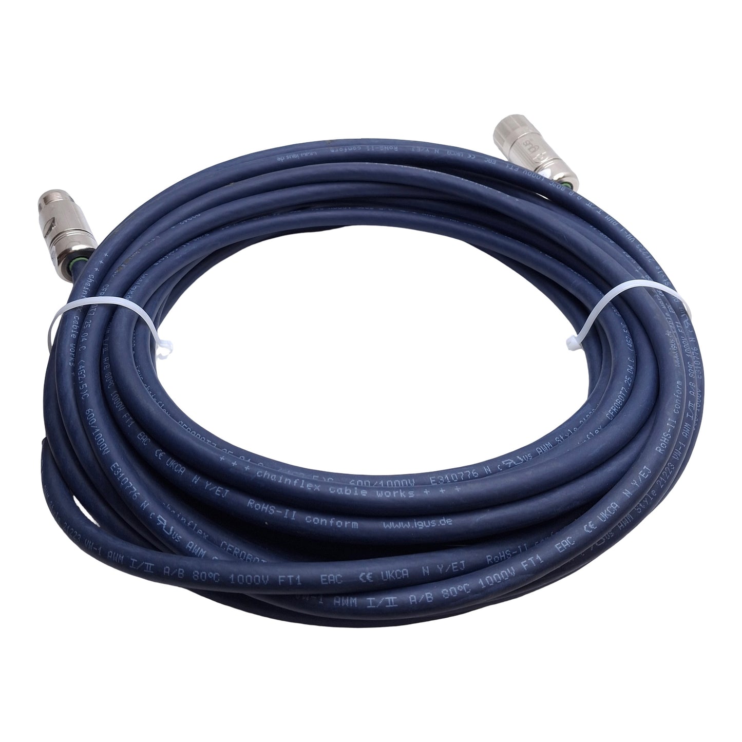 New – Open box Igus 1002702 MAT90446197 Motor Power Cable, 15 Meters, 6-Pos Male To Female