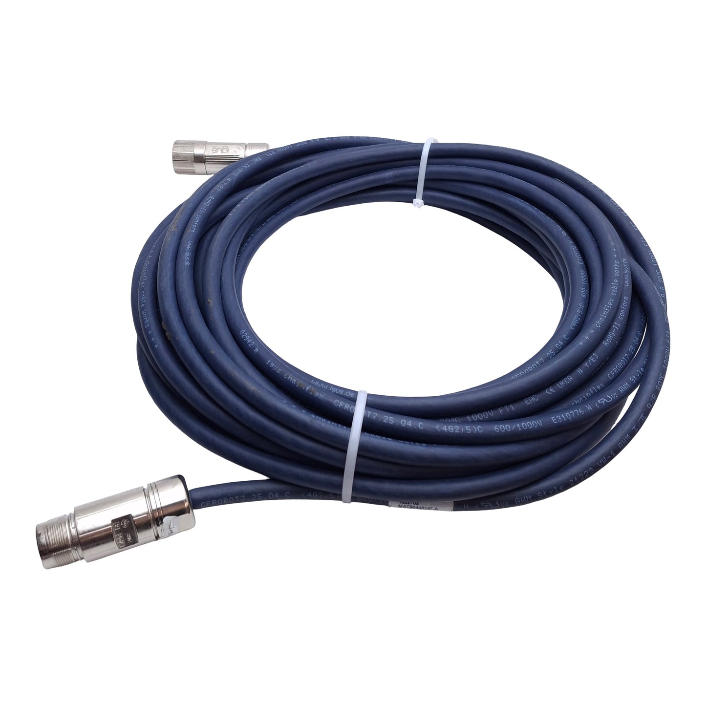 New – Open box Igus 1002702 MAT90446197 Motor Power Cable, 15 Meters, 6-Pos Male To Female