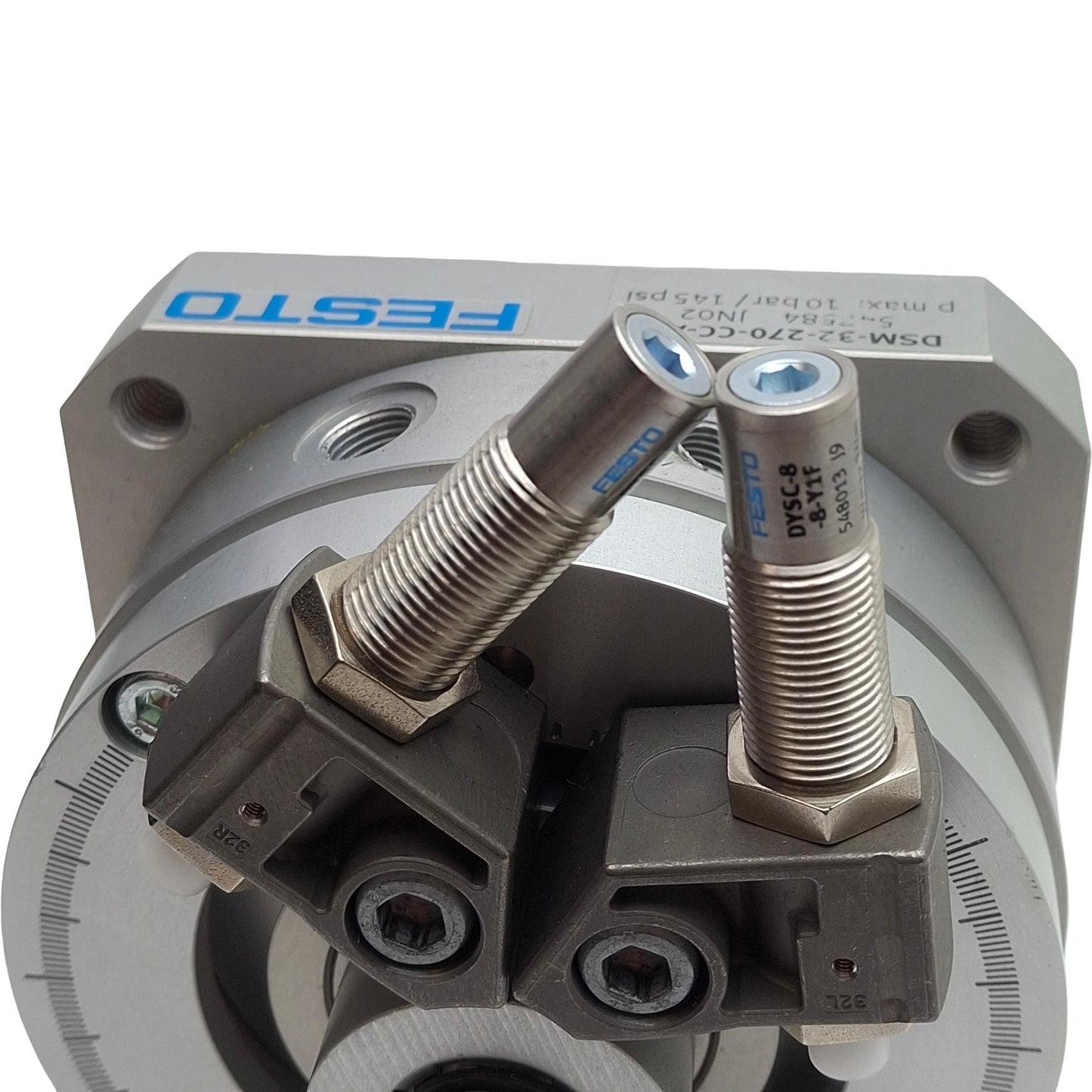 Used Festo DSM-32-270-CC-A-B Vane Rotary Actuator, 0-270° Rotation, ø32mm Bore, 10bar