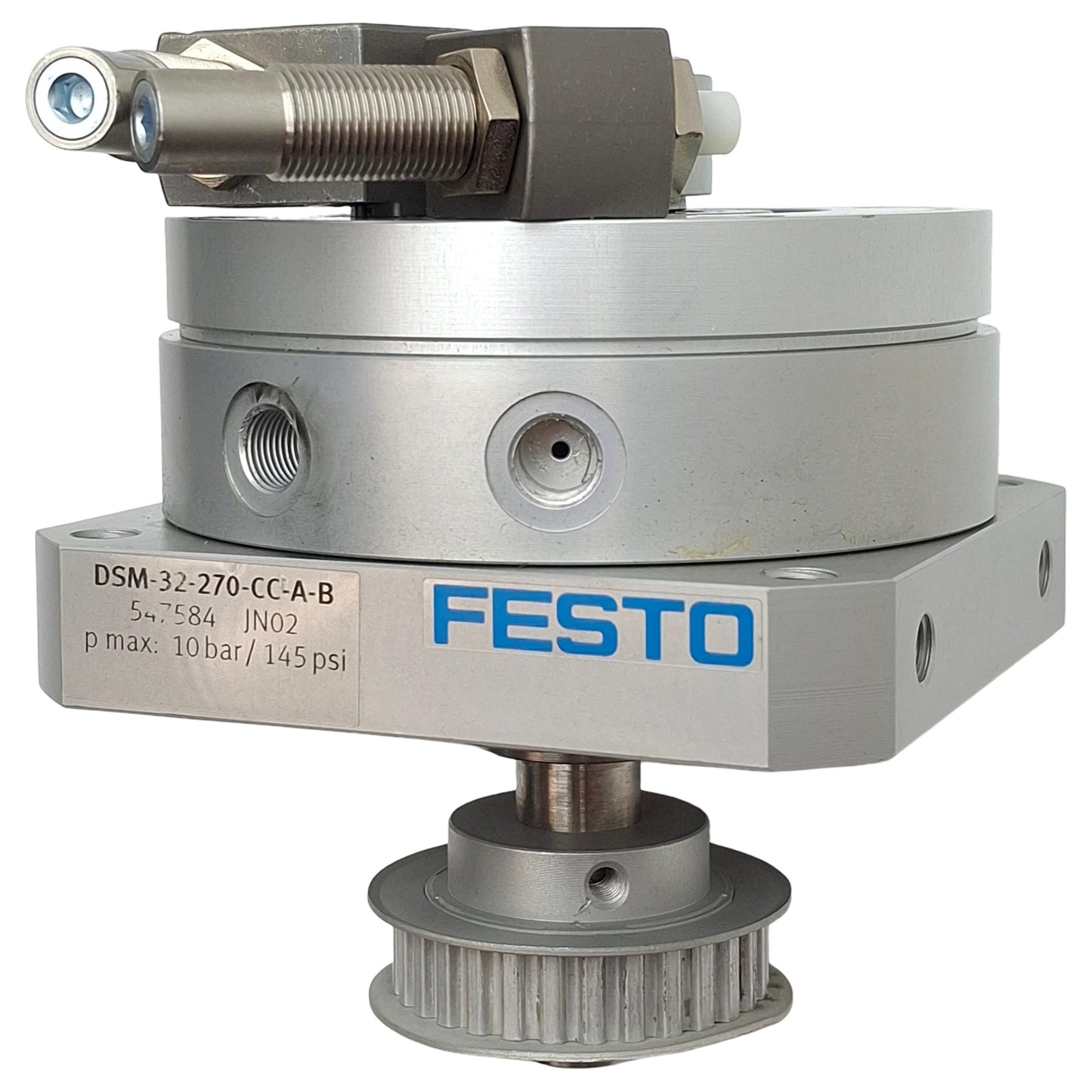 Used Festo DSM-32-270-CC-A-B Vane Rotary Actuator, 0-270° Rotation, ø32mm Bore, 10bar