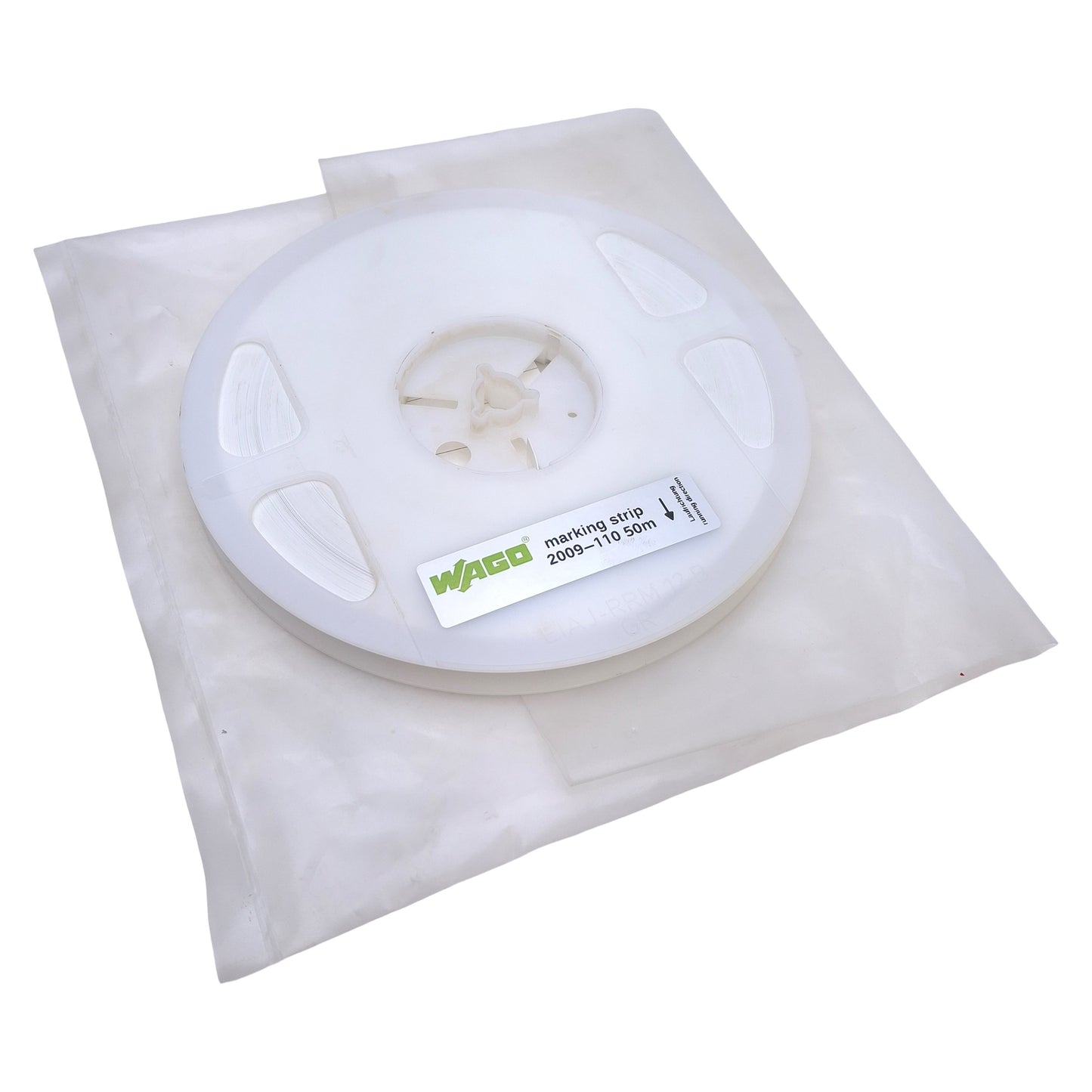 New Wago 2009-110 Non-Stretchable Marking Strip, Thermal Transfer, 11mm Width, 50m
