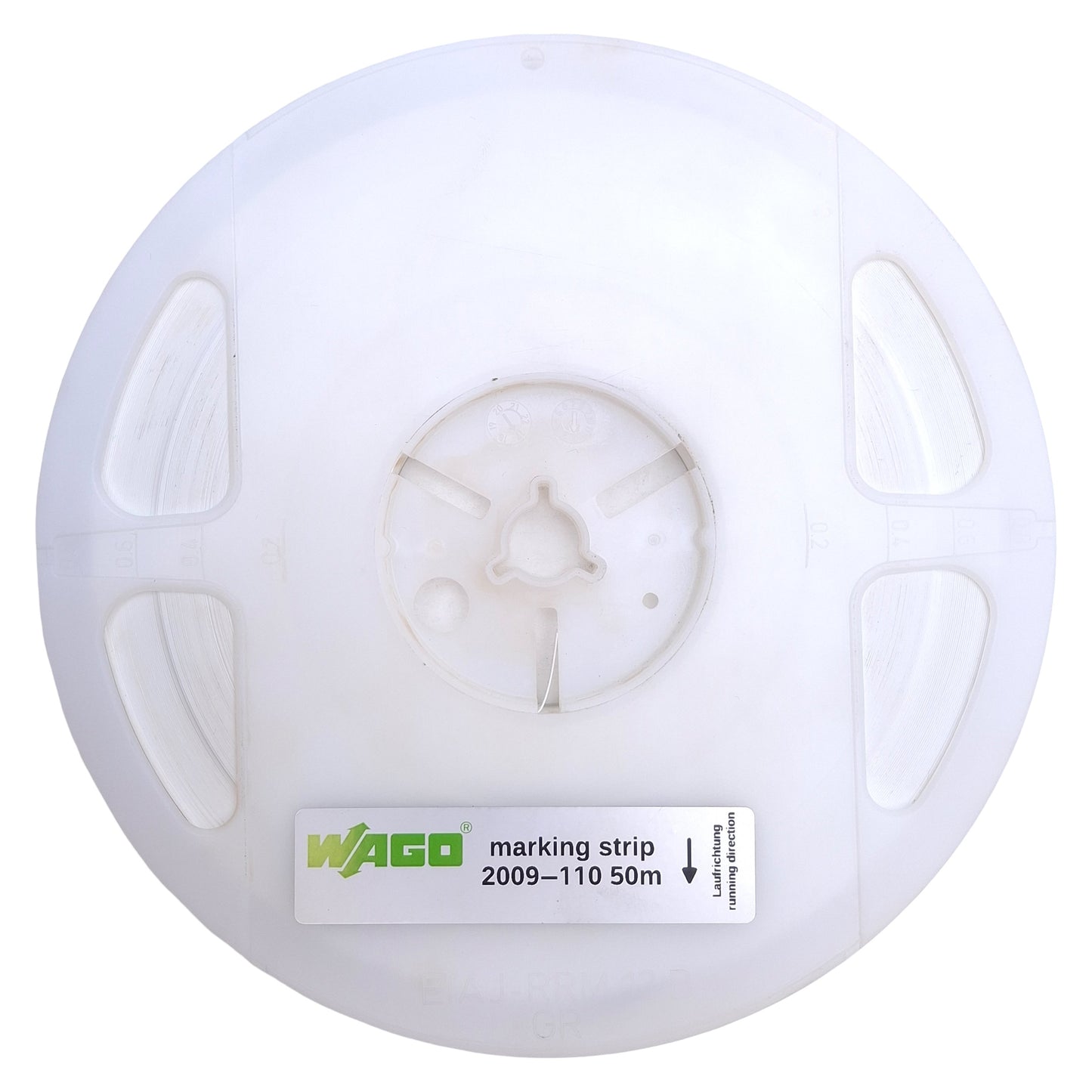 New Wago 2009-110 Non-Stretchable Marking Strip, Thermal Transfer, 11mm Width, 50m