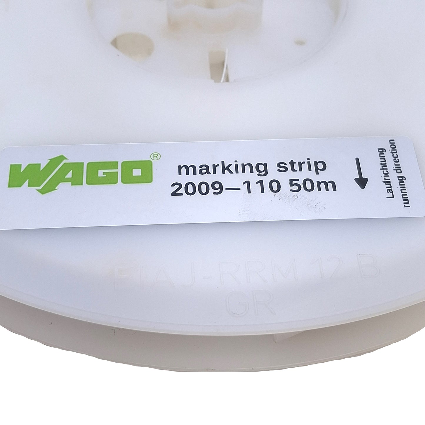 New Wago 2009-110 Non-Stretchable Marking Strip, Thermal Transfer, 11mm Width, 50m