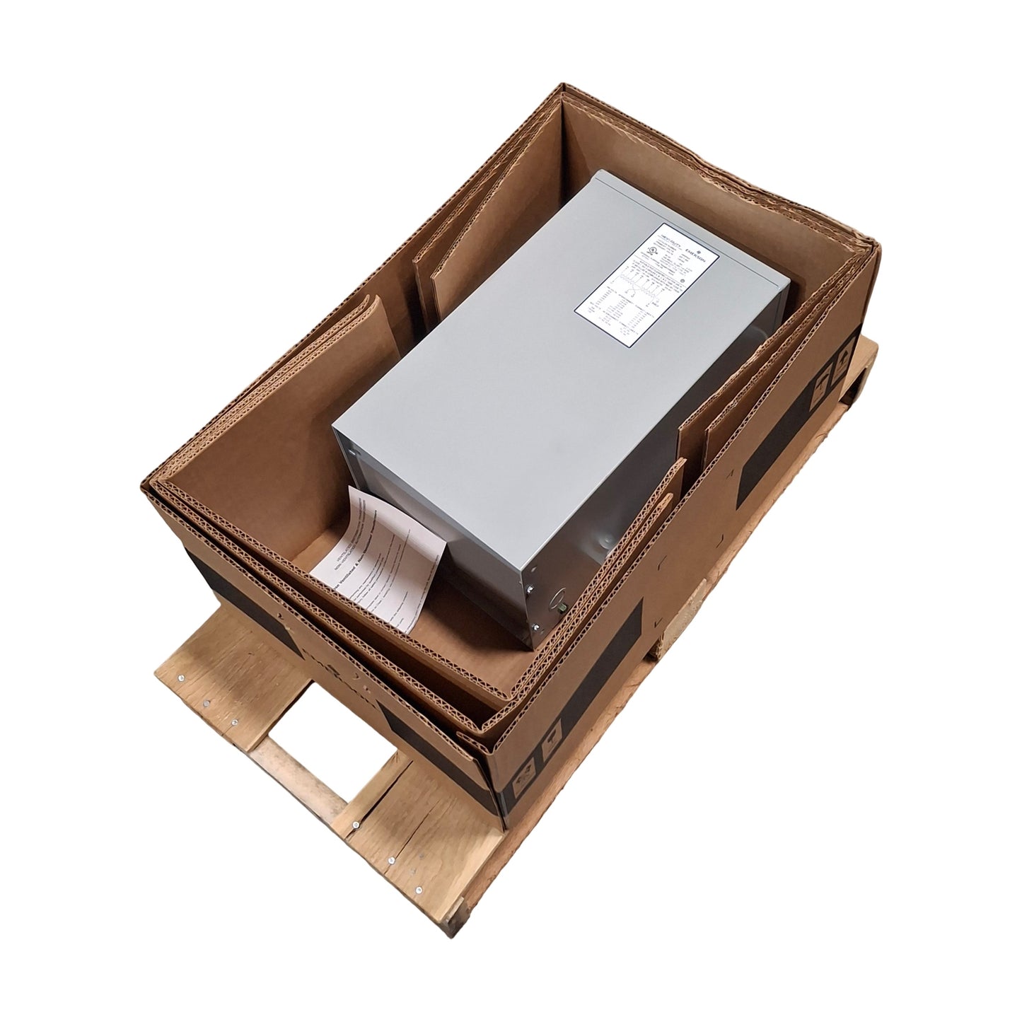 New Emerson HS5F5AS Hevi Duty Transformer 240x480V Primary, 120/240V Secondary, 5kVA