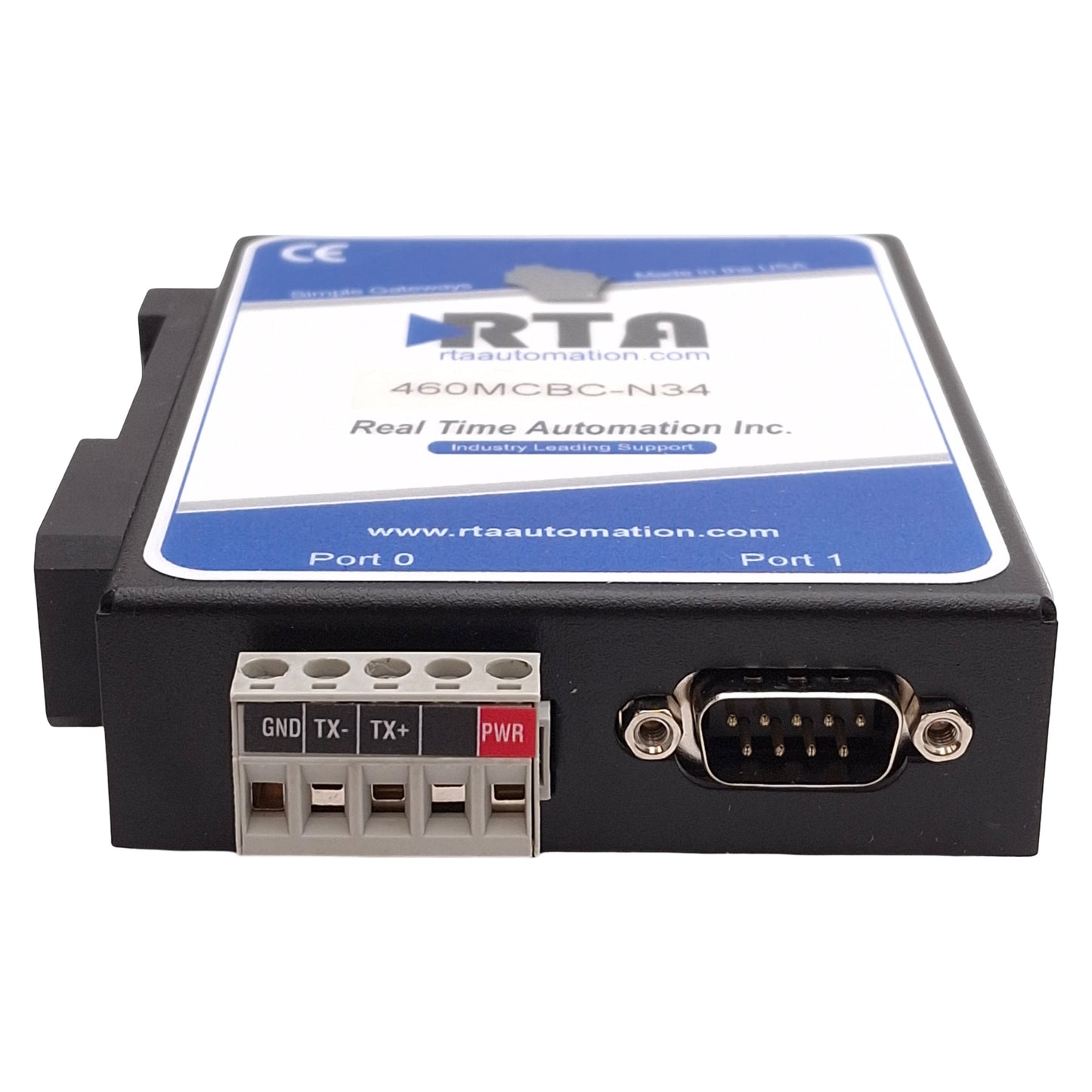 New – Open box RTA 460MCBC-N34-D Modbus TCP/IP Server to BACnet/IP Server Gateway, 12-24VDC