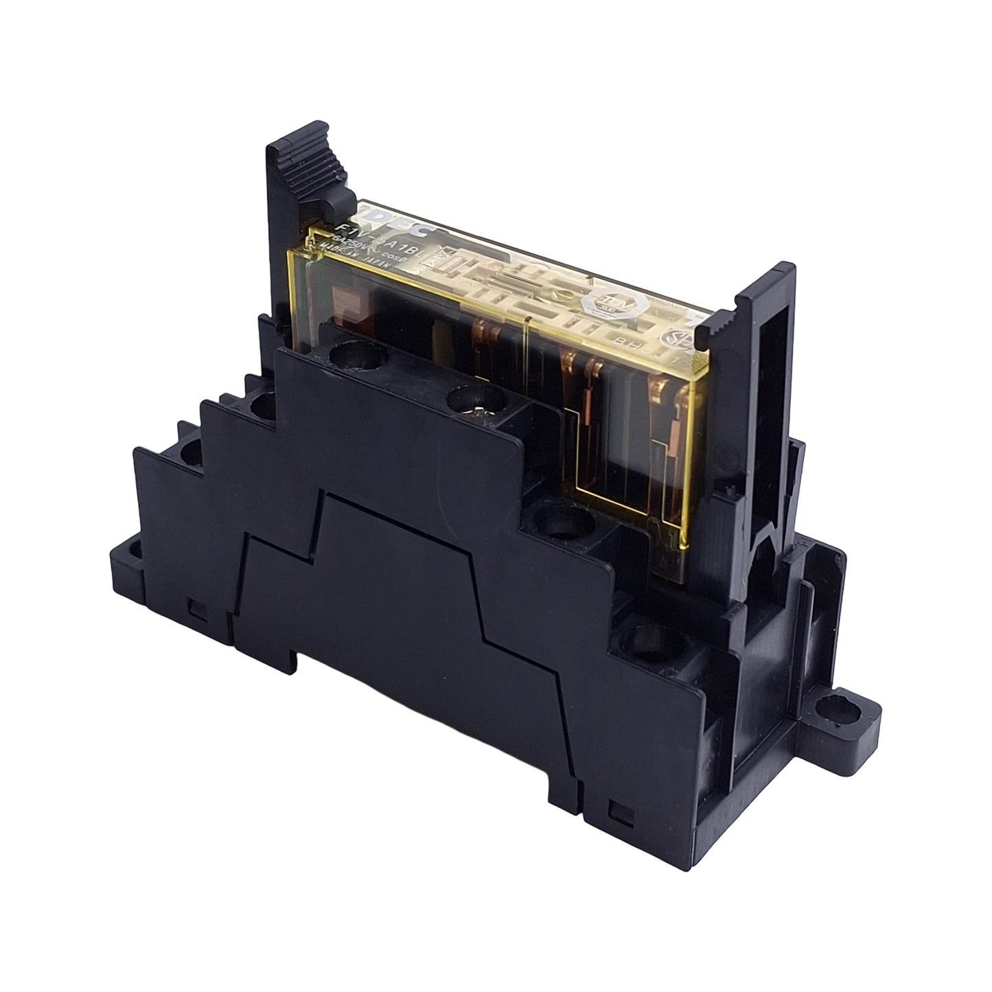 Used Idec RF1V-5A1BL-D24 Force Guided Plug In Relay, 5NO+1NC, 6A 250VAC, 24VDC Coil