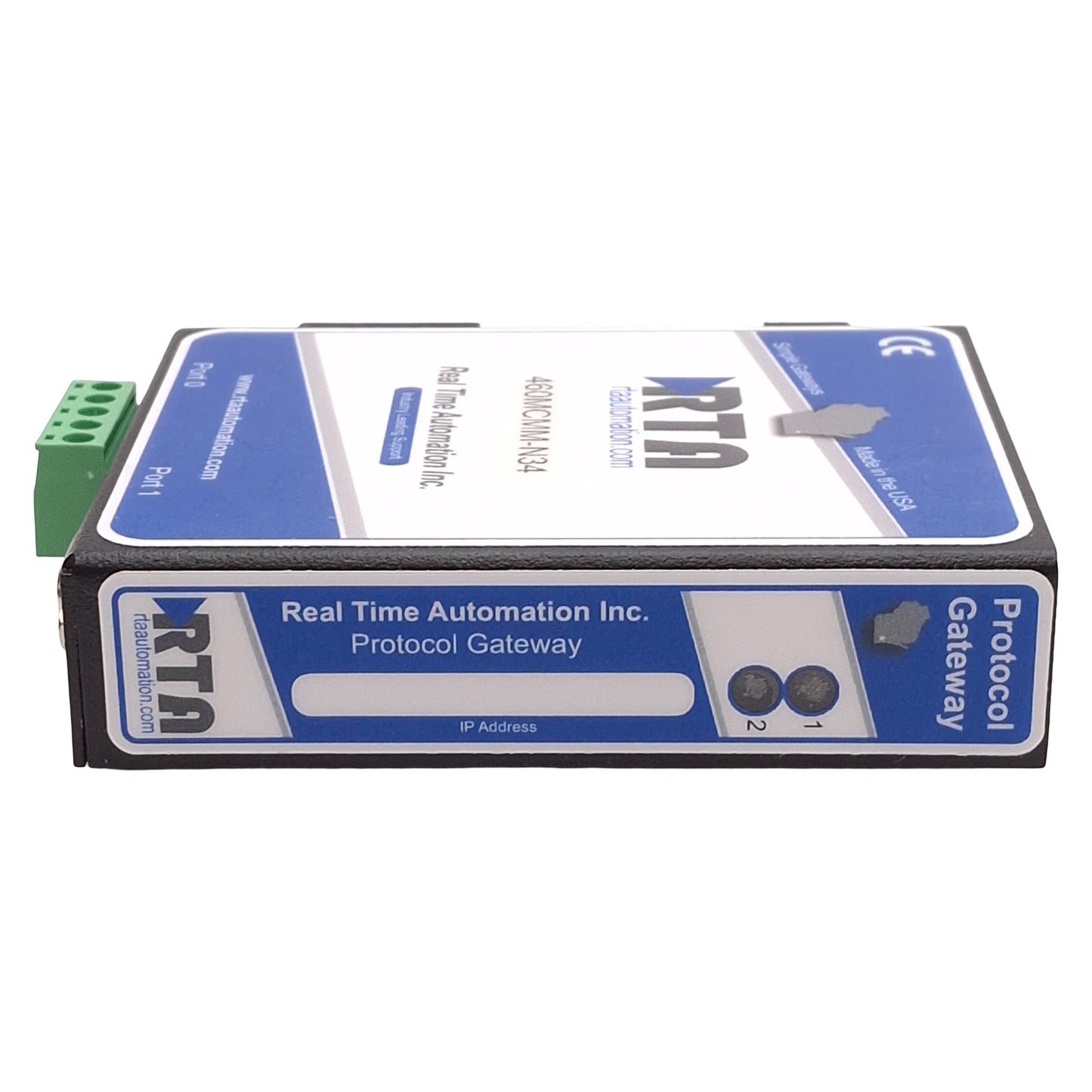 New – Open box RTA 460MCMM-N34-D Modbus TCP/IP Server to Modbus RTU Slave Gateway, 12-24VDC