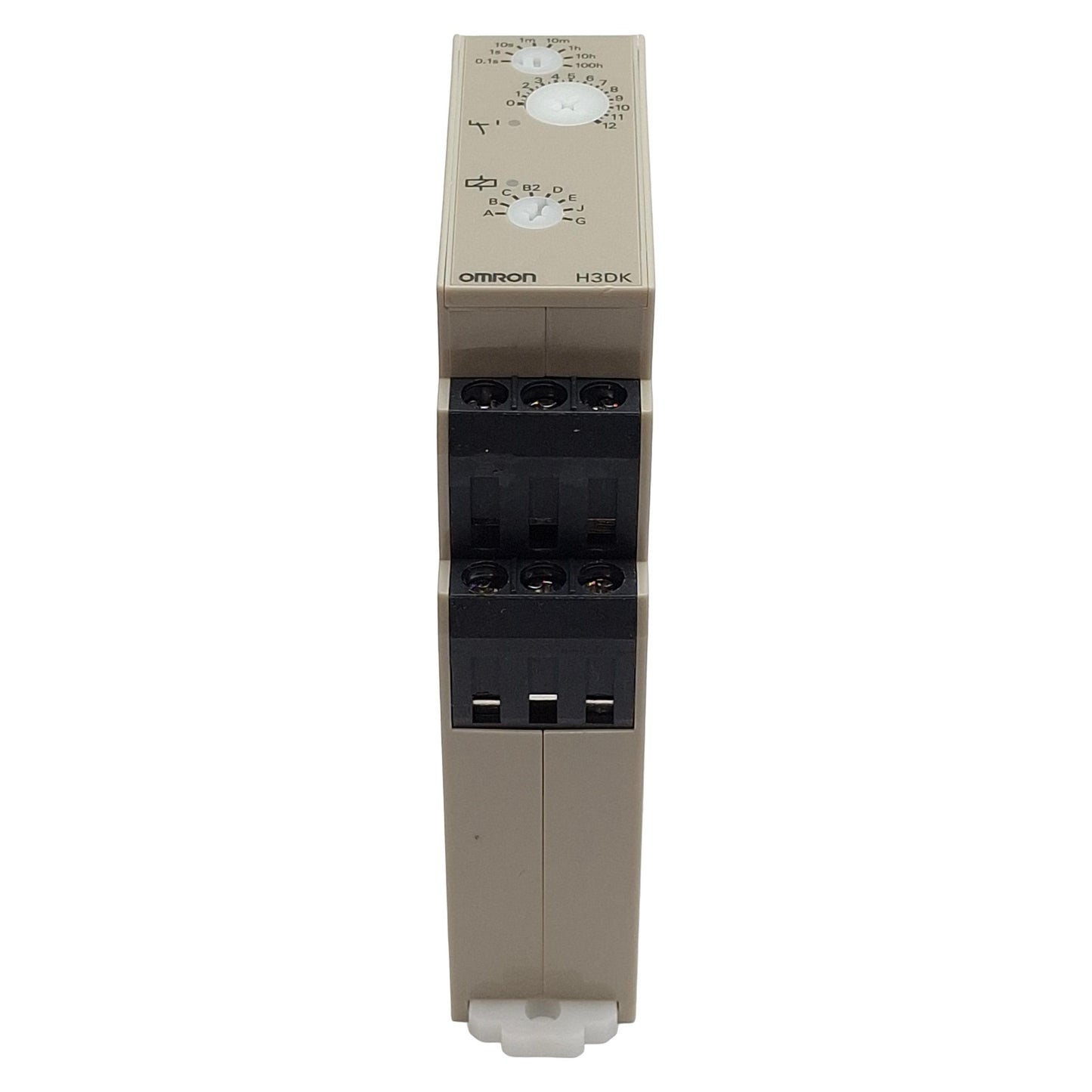 Used Omron H3DK-M1 AC/DC24-240 Solid-State Timer, SPDT, 0.1s-100h Range, 24-240VAC/DC
