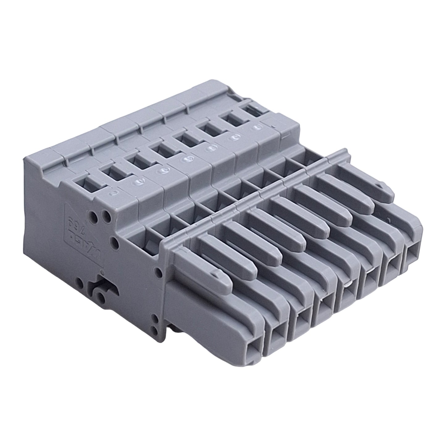 New – Open box Lot of 3 Wago 769-108 X-Com Female Connectors, 8-Position, 5mm Pitch, Cage Clamp