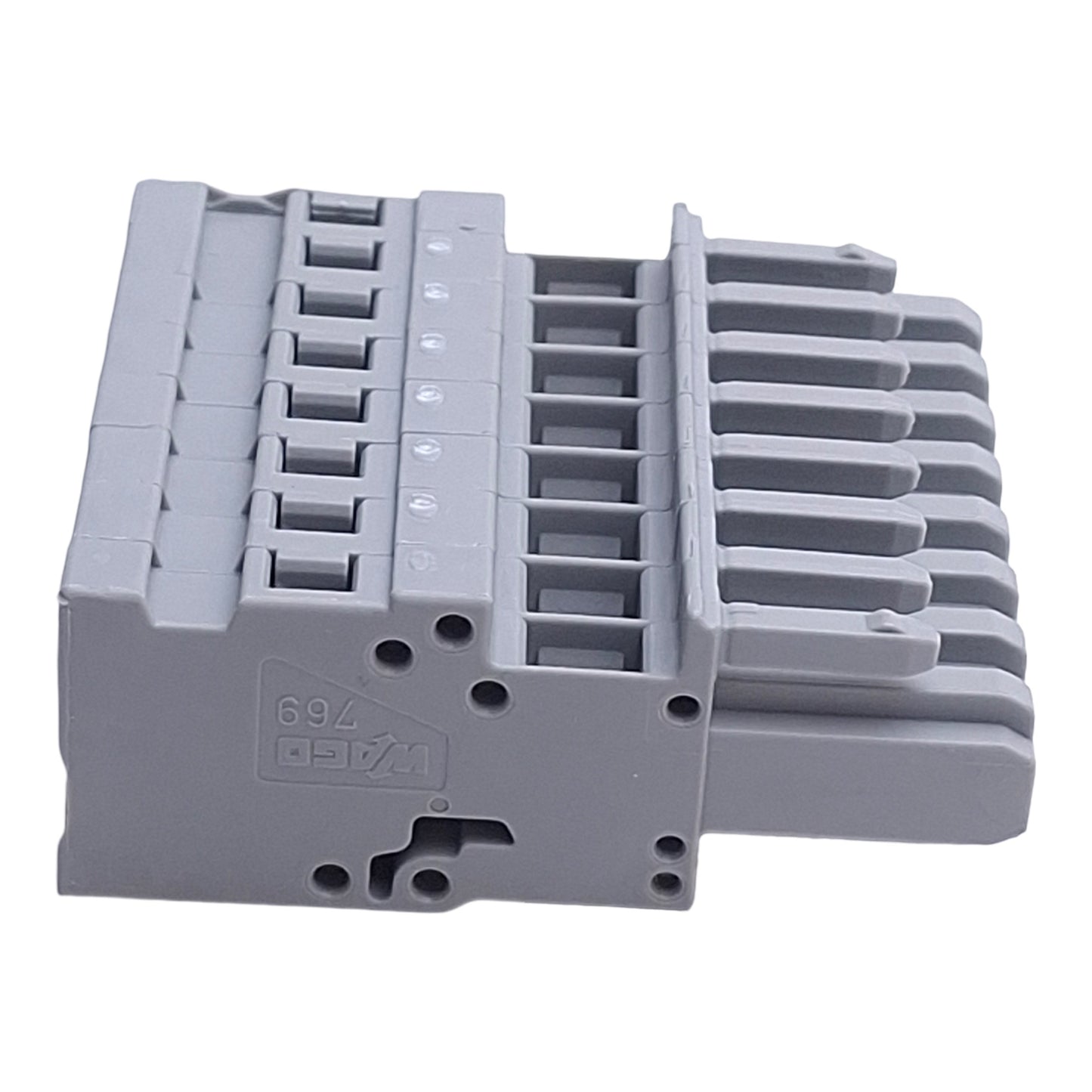 New – Open box Lot of 3 Wago 769-108 X-Com Female Connectors, 8-Position, 5mm Pitch, Cage Clamp