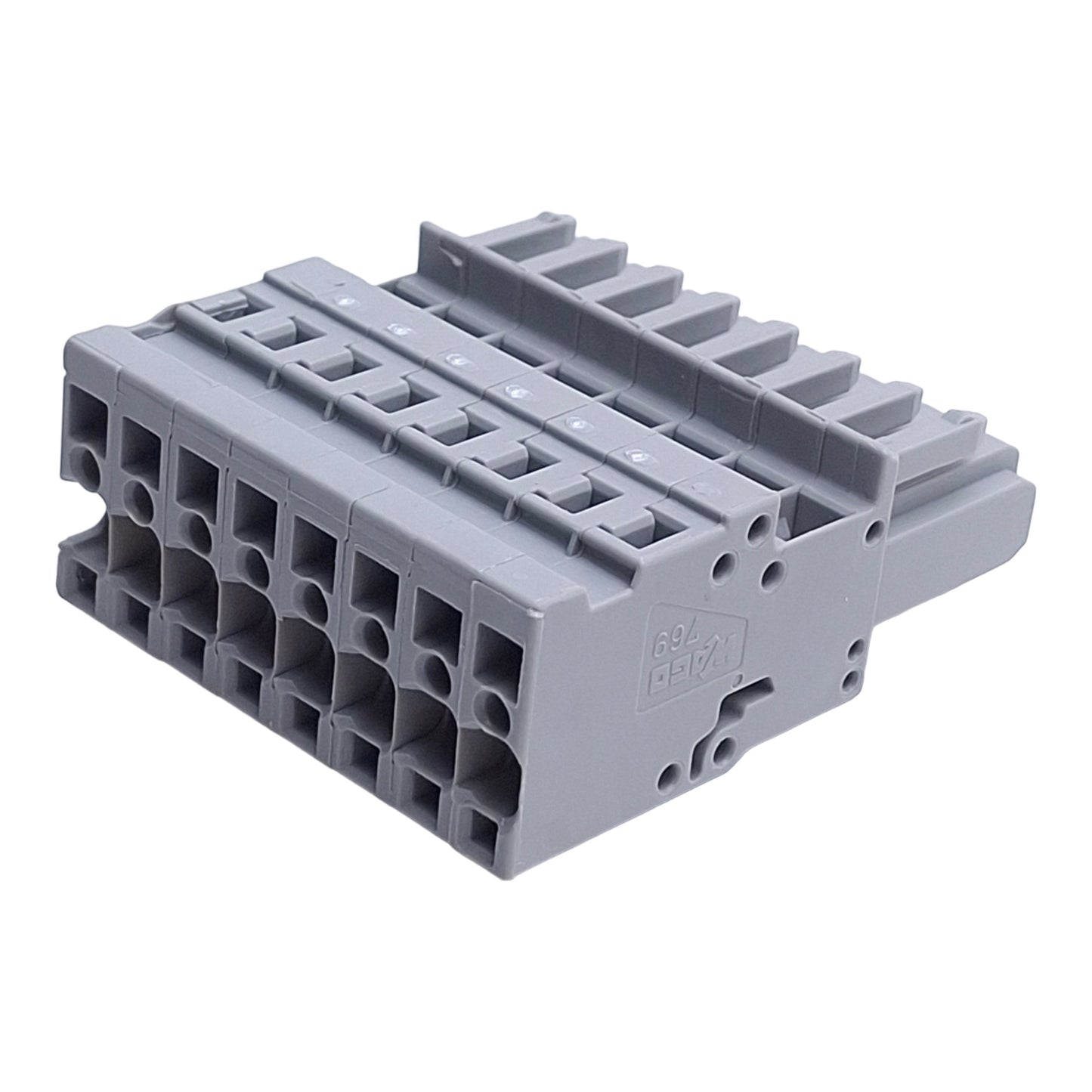 New – Open box Lot of 3 Wago 769-108 X-Com Female Connectors, 8-Position, 5mm Pitch, Cage Clamp