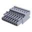 New – Open box Lot of 3 Wago 769-108 X-Com Female Connectors, 8-Position, 5mm Pitch, Cage Clamp