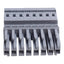 New – Open box Lot of 3 Wago 769-108 X-Com Female Connectors, 8-Position, 5mm Pitch, Cage Clamp
