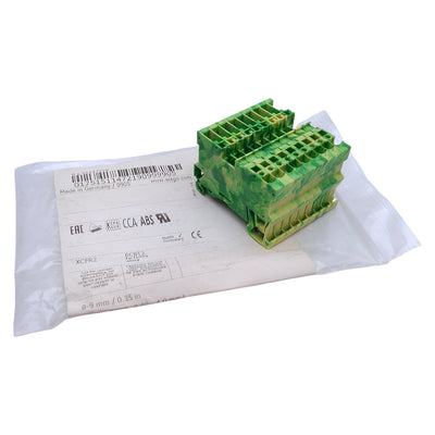 New Lot of 9 Wago 769-237 Terminal Block 1-Conductor 1-Level, 12-28AWG, DIN Rail
