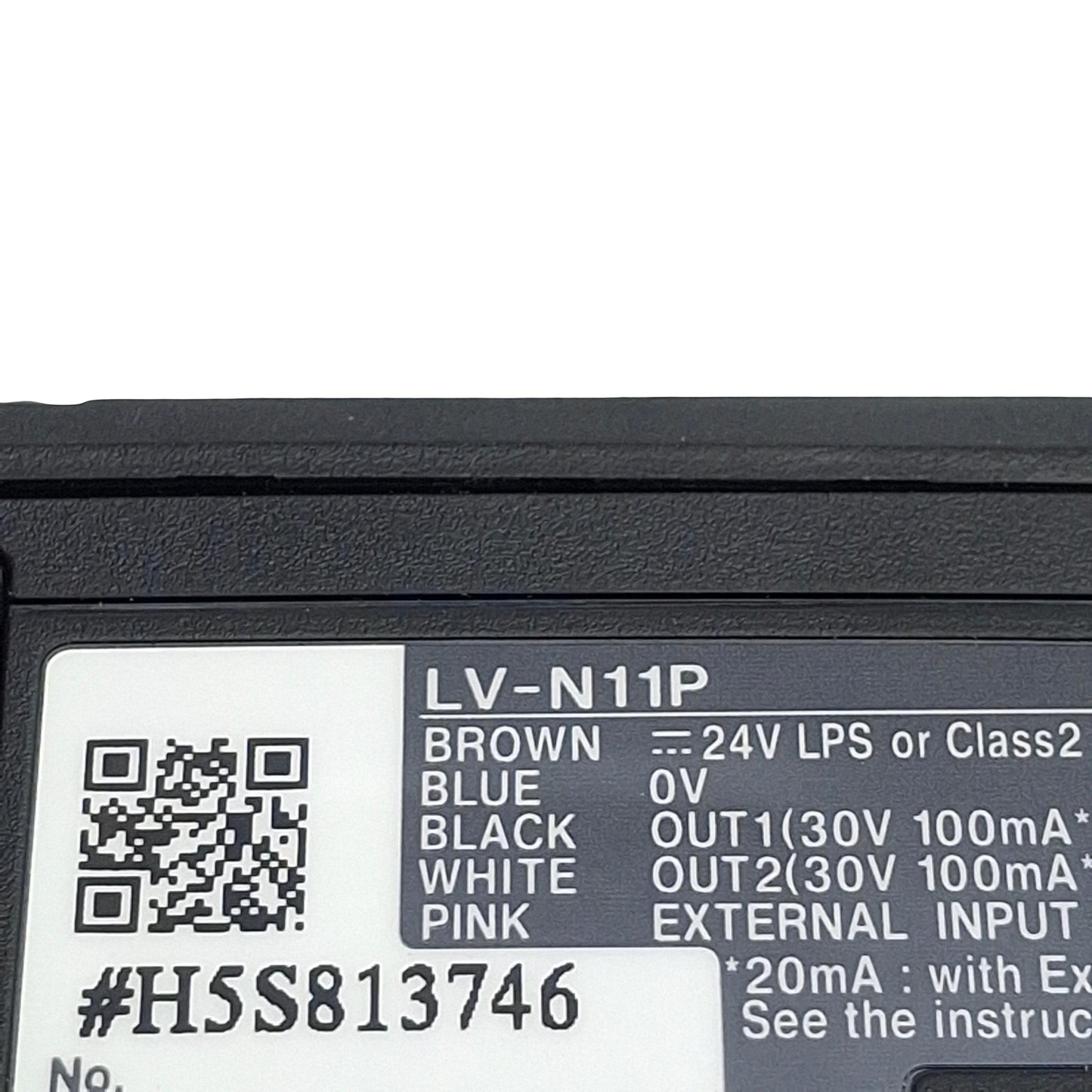 Used Keyence LV-N11P Sensor Amplifier, PNP, 2 Output 1 Input, 10-30VDC, DIN Rail
