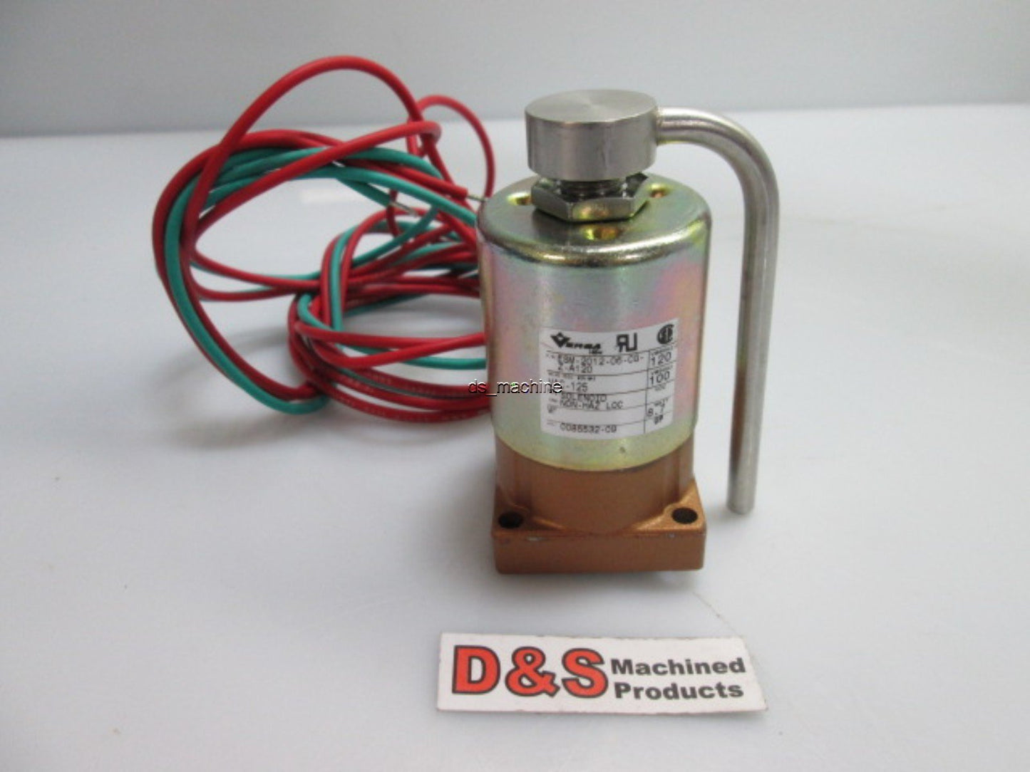 Used Versa ESM-2012-06-CG-Z-A120 Pneumatic Solenoid Directional Valve