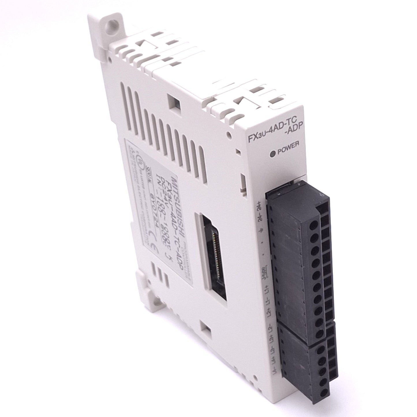 Used Mitsubishi FX3U-4AD-TC-ADP Thermocouple Input Module for FX3 PLC, 4-Channel, 24V