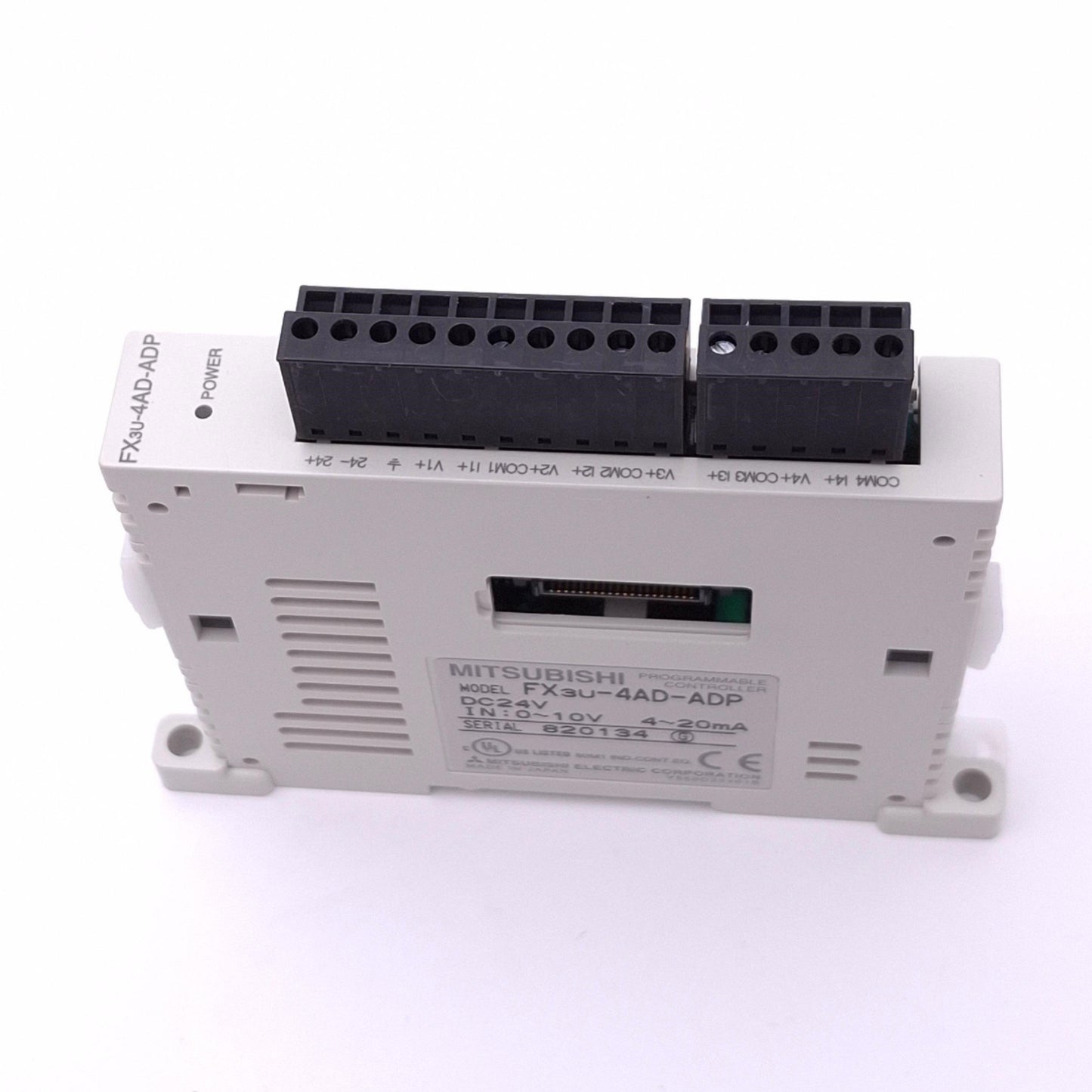 Used Mitsubishi FX3U-4AD-ADP Analog Input Module, 4-Channel, 0-10V 4-20mA In