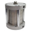 Used Bimba FO-703.5 FLAT-1 Pneumatic Cylinder, ø3in Bore, 3.5in Stroke, 1/4in NPT