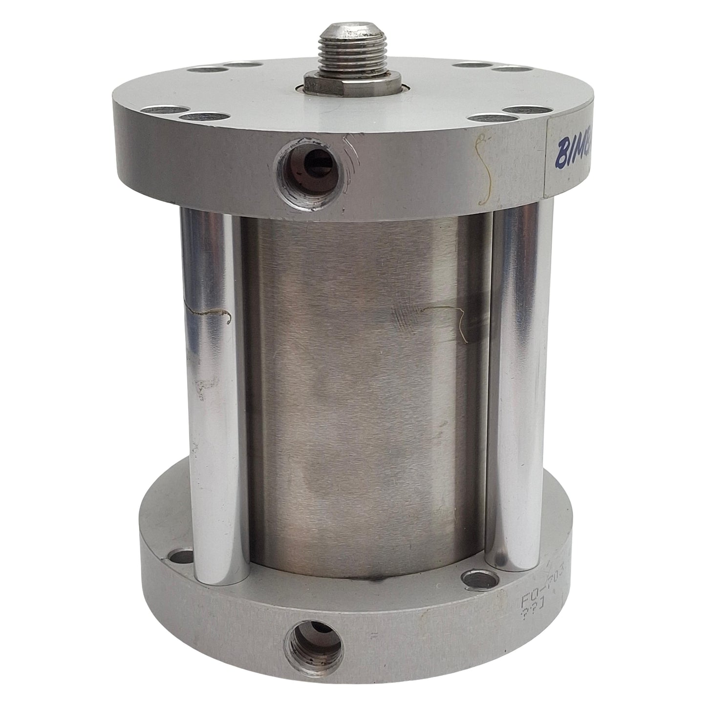Used Bimba FO-703.5 FLAT-1 Pneumatic Cylinder, ø3in Bore, 3.5in Stroke, 1/4in NPT