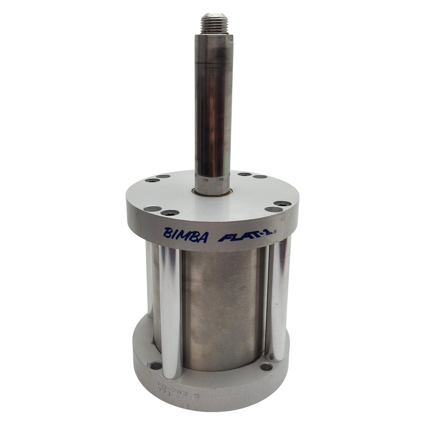 Used Bimba FO-703.5 FLAT-1 Pneumatic Cylinder, ø3in Bore, 3.5in Stroke, 1/4in NPT