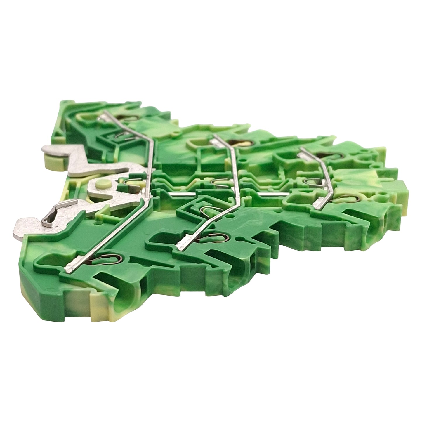 Used Lot of 6 Wago 2002-3207 TOPJOBs Triple-Deck Ground Terminal Block, 6-Pos, 5.2mm
