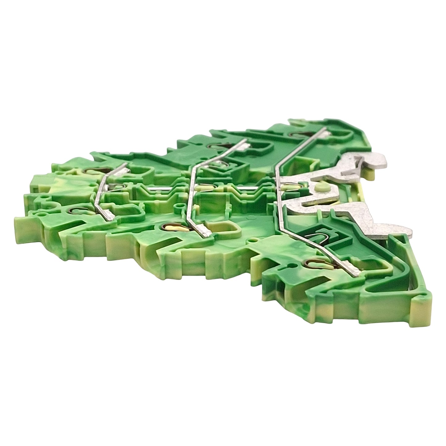 Used Lot of 6 Wago 2002-3207 TOPJOBs Triple-Deck Ground Terminal Block, 6-Pos, 5.2mm