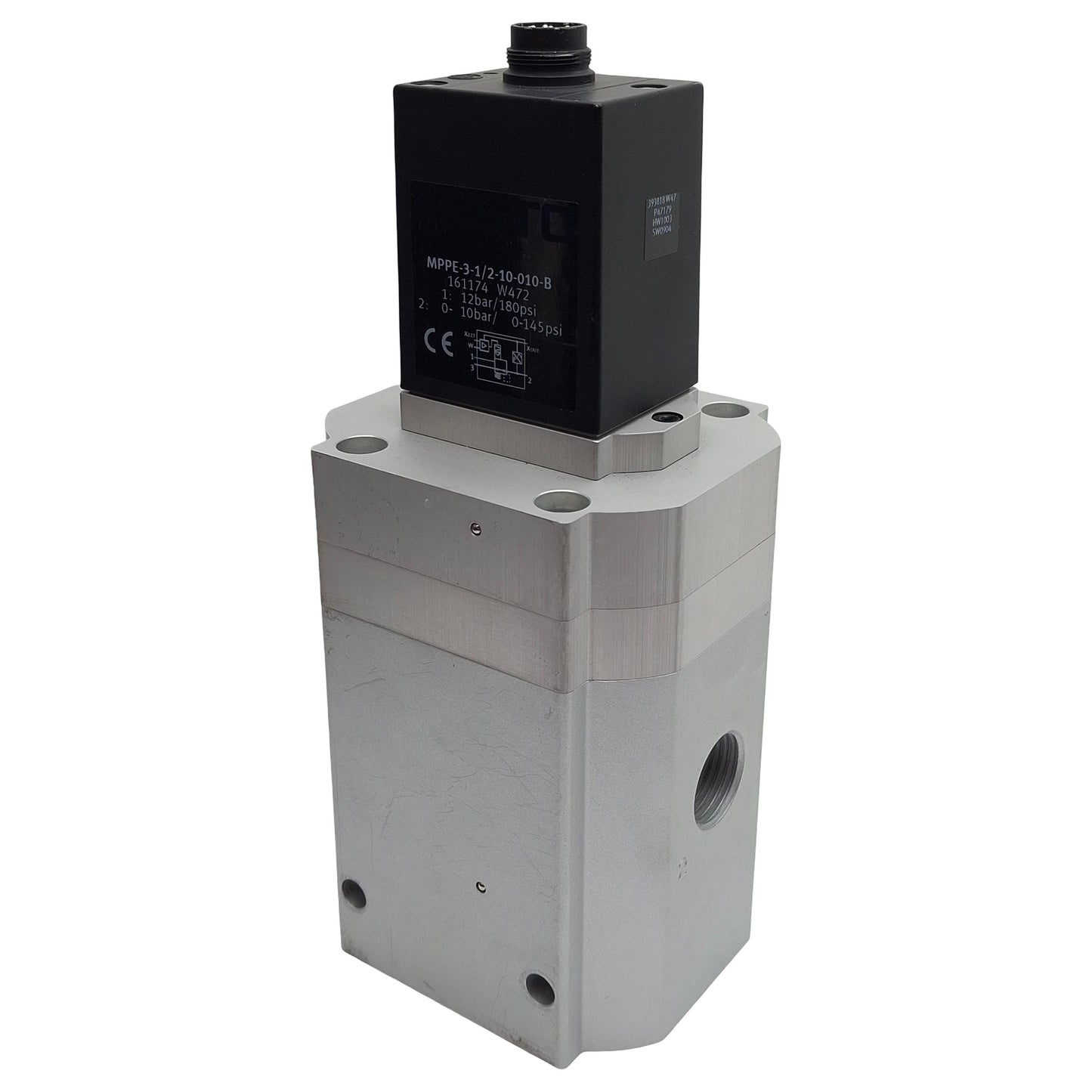 Used Festo MPPE-3-1/2-10-010-B Pressure Regulator, G1/2, 12bar In, 0-10bar Set, 30VDC