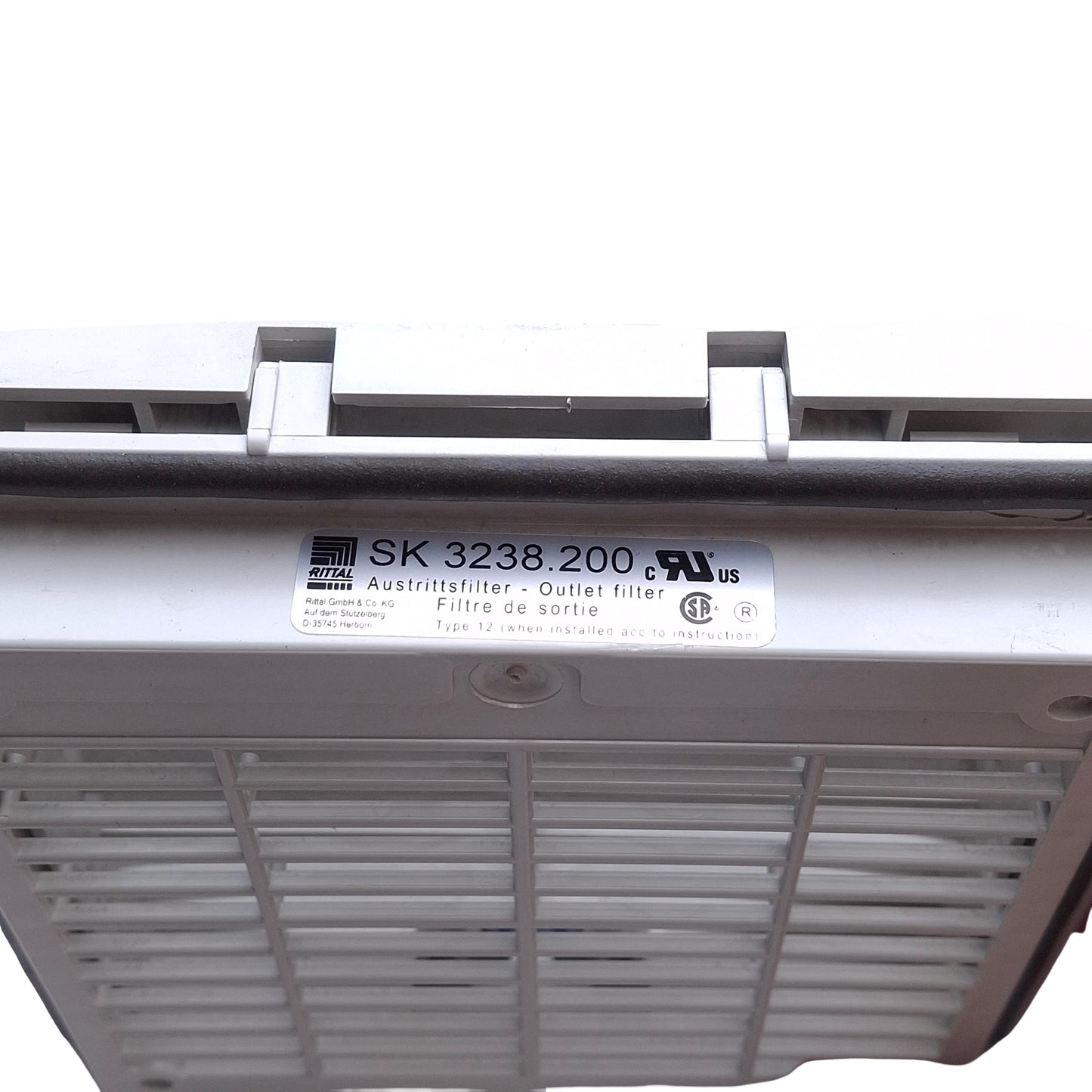 Used Rittal SK3238.200 Enclosure Exhaust Vent Outlet Filter Grille 148.5mm x 148.5mm