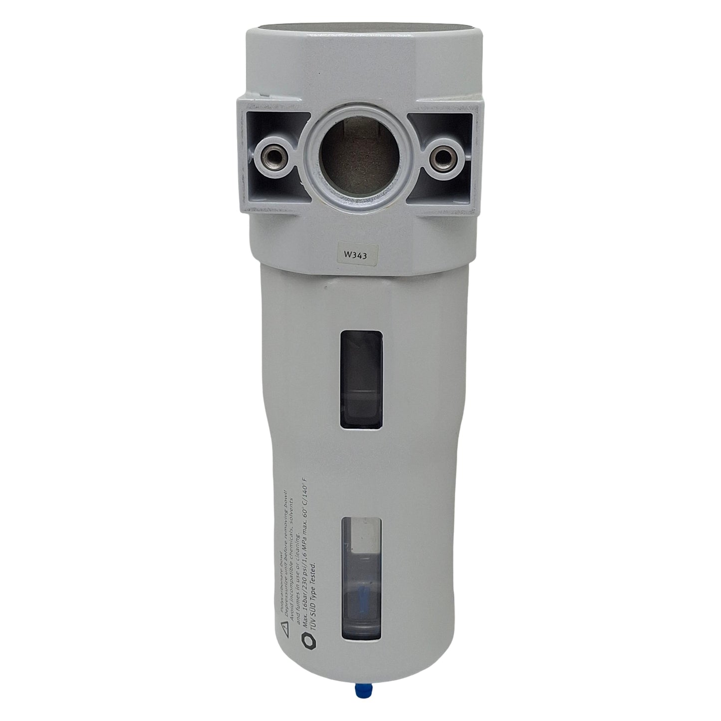 Used Festo LF-D-MAXI 192553 Pneumatic Filter, 0-16Bar, 40µm Filtration, Sub-Base