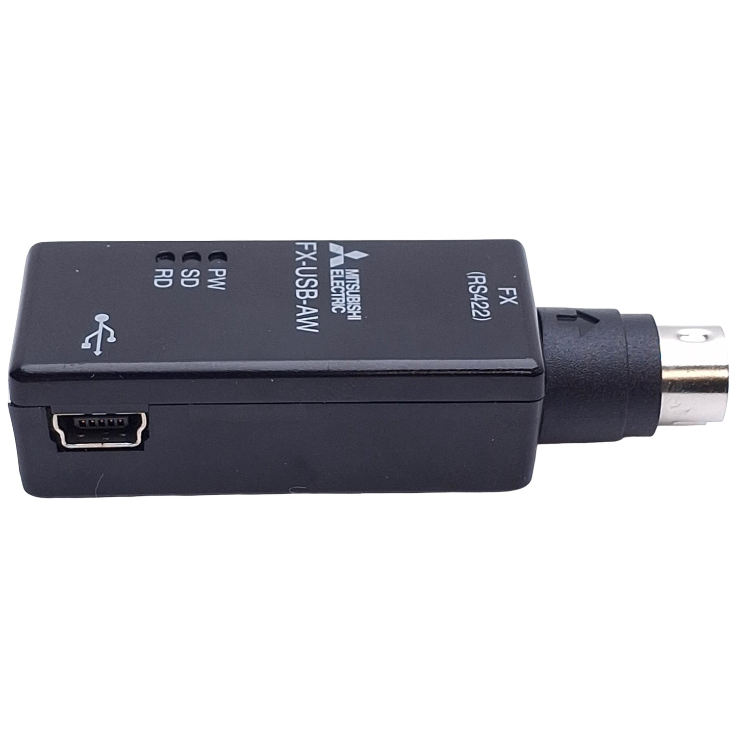 Used Mitsubishi FX-USB-AW Sequencer To PC Connection Converter, RS422 to USB
