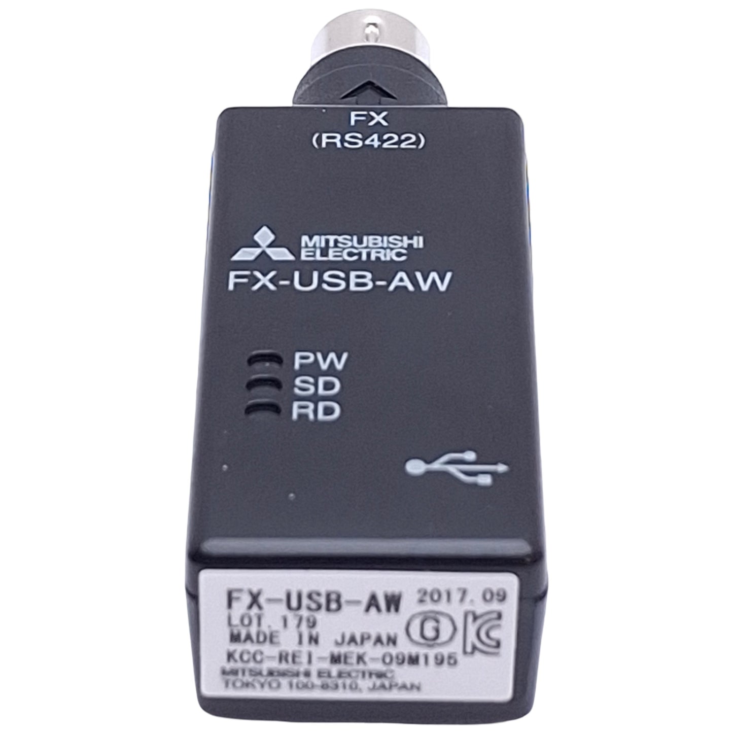 Used Mitsubishi FX-USB-AW Sequencer To PC Connection Converter, RS422 to USB