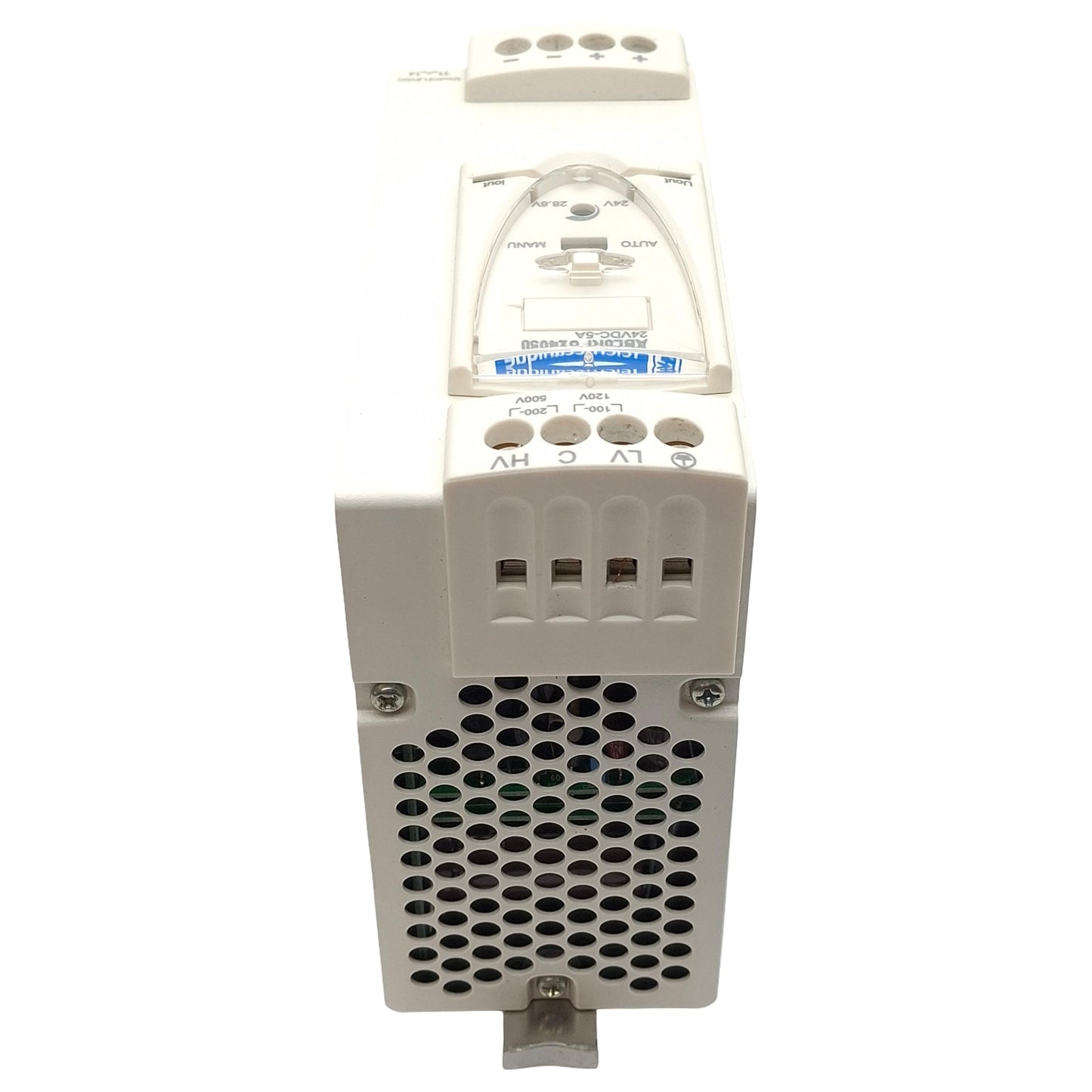 Used Telemecanique ABL8RPS24050 Power Supply 120/500VAC In, 5-4.16A 24-28VDC Out