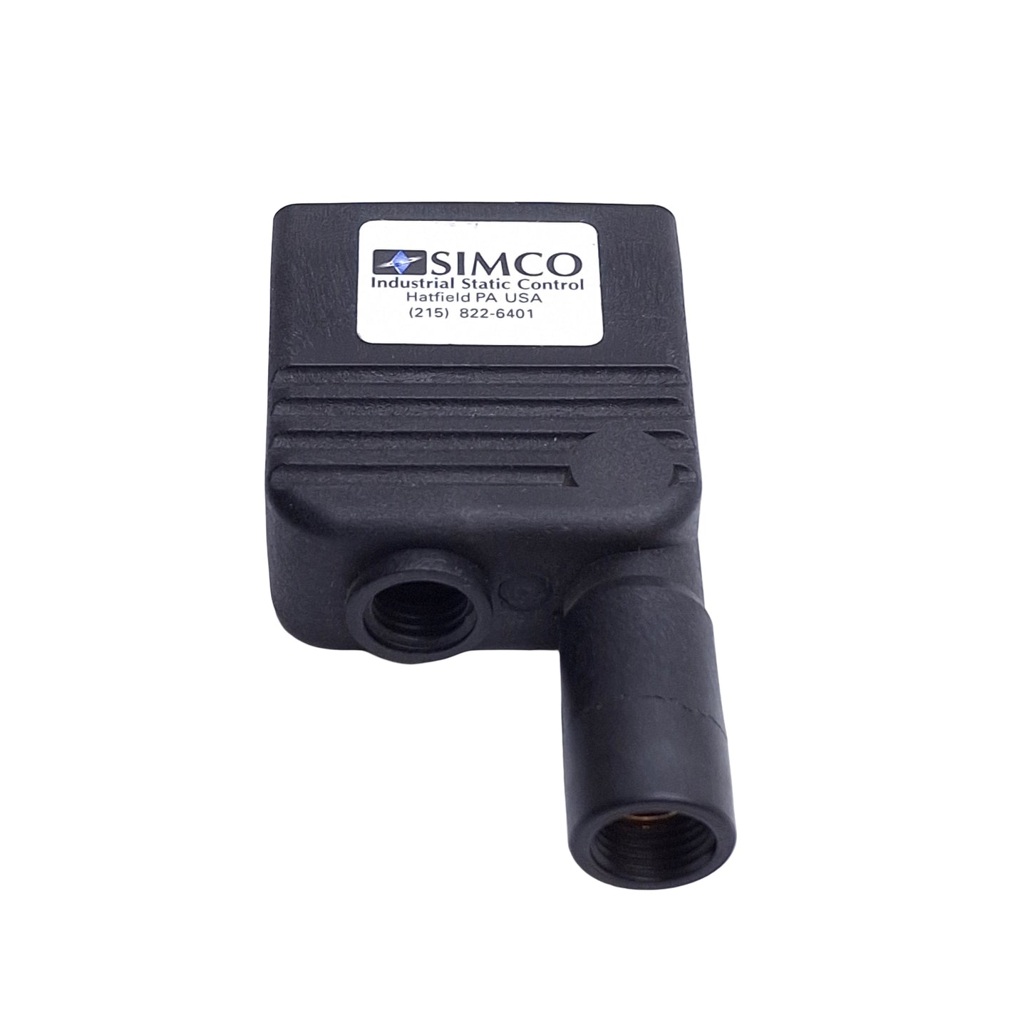 Used Simco R55/AL6K Ionizing Air Nozzle, 6kV AC, 88 Psi Max, Perforated Outlet