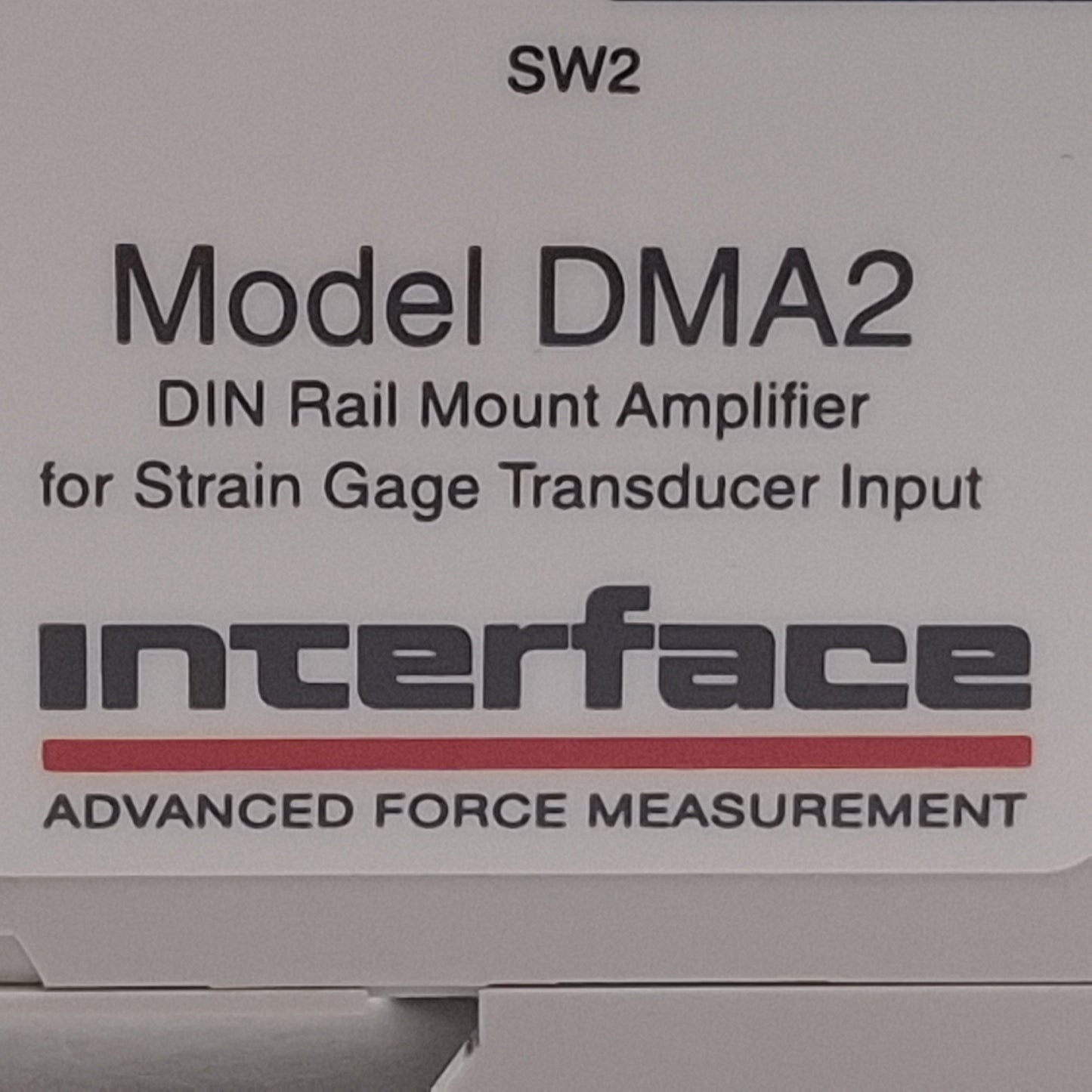 Used Interface DMA2 Strain Gauge Transducer Input Amplifier 10-28VDC ±10V ±5V 4-20mA