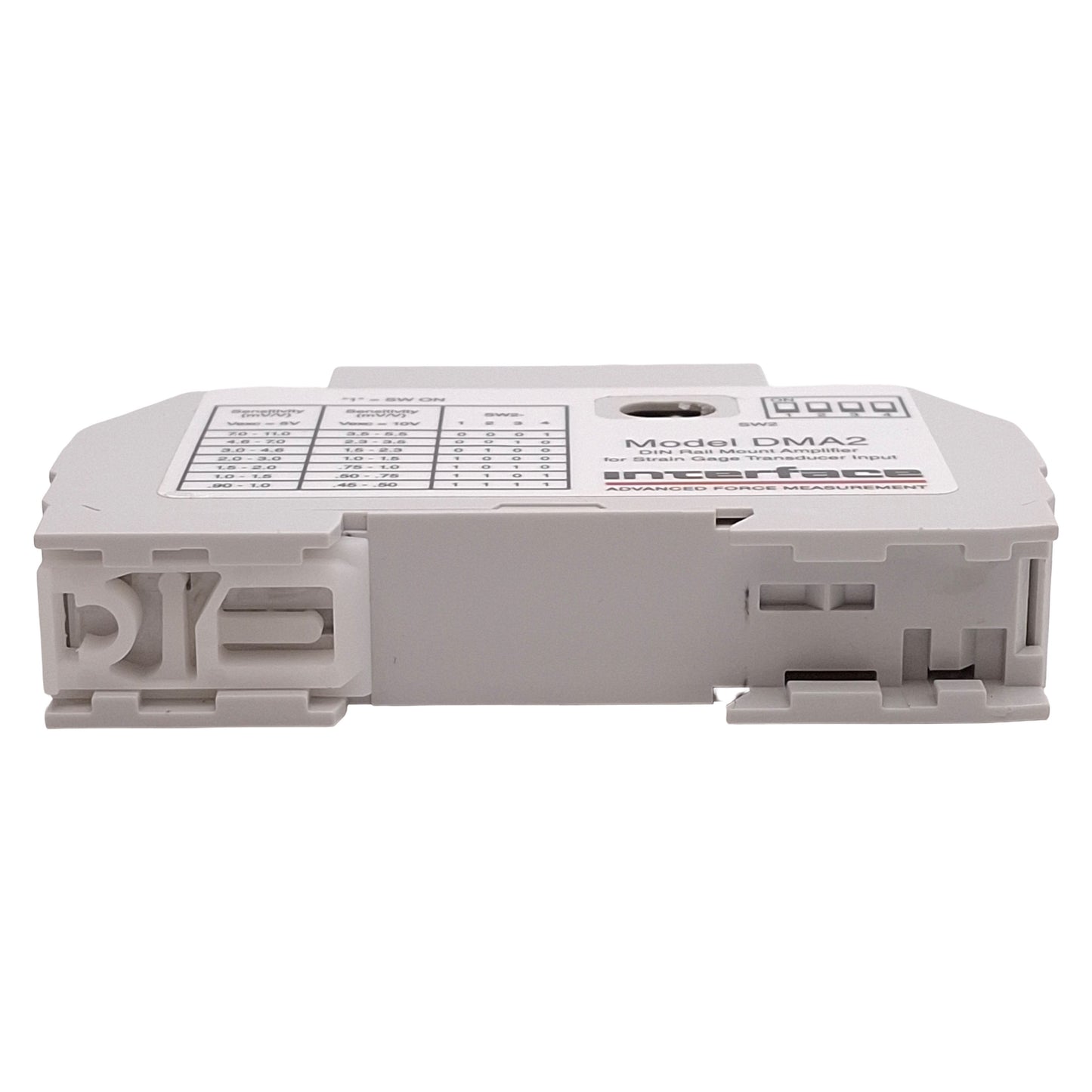 Used Interface DMA2 Strain Gauge Transducer Input Amplifier 10-28VDC ±10V ±5V 4-20mA