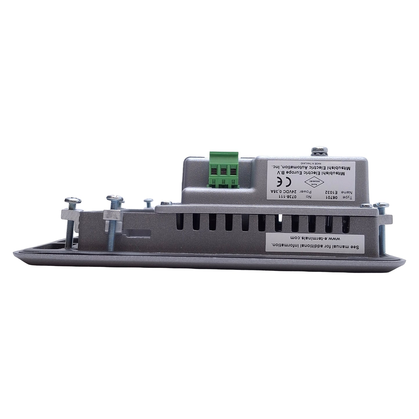 Used Mitsubishi Electric E1032 Machine Interface STN, 5.4", 240x64 Resolution, 24VDC