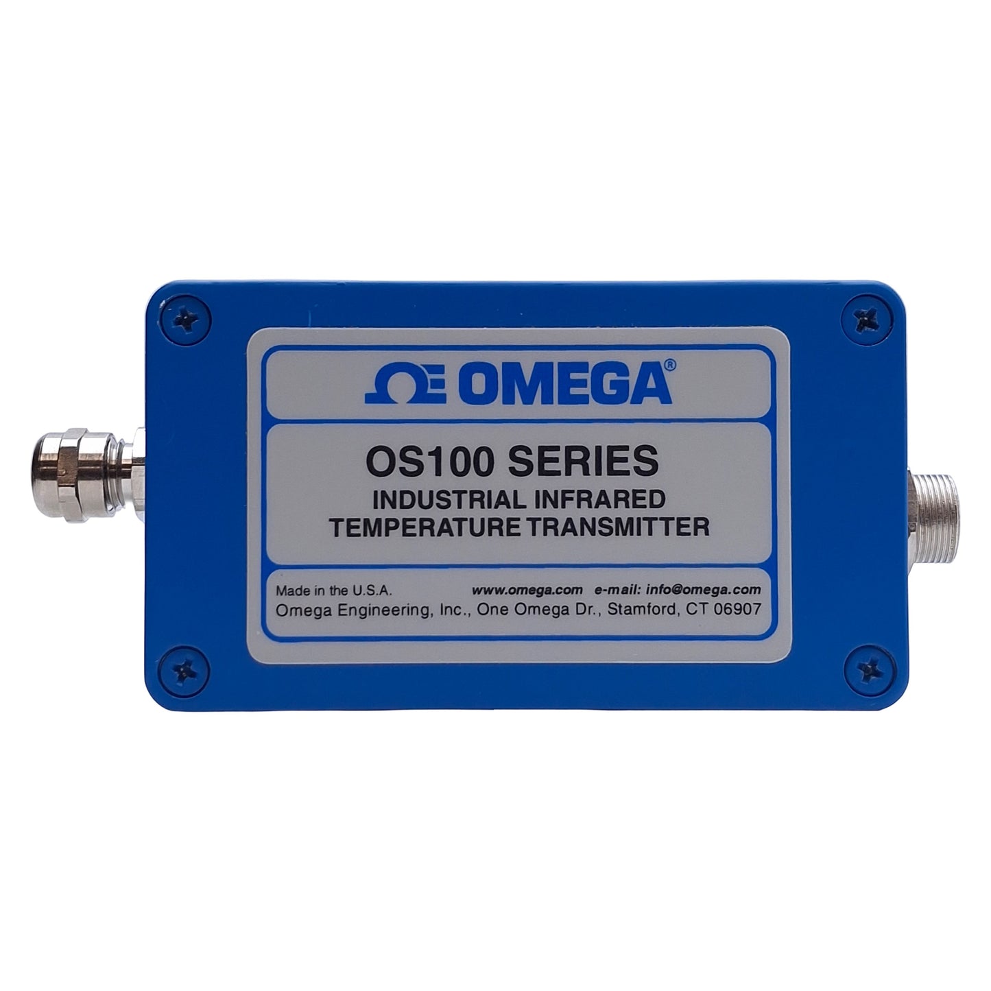 Used Omega OS101-V1 Infrared Temperature Sensor/Transmitter 24VDC, 0-5VDC Out, 5-15µm