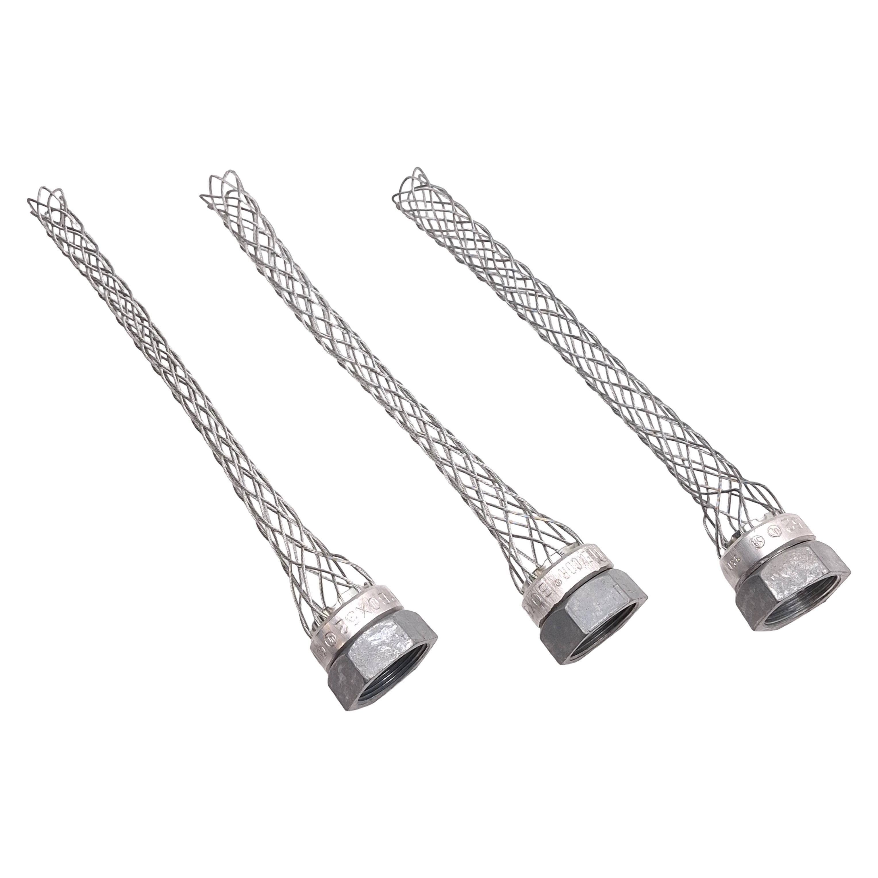 Lot of 3 P&S BOX52 Flexcor Strain Relief Cord Grip, ø0.52-0.73in, 3/4i ...