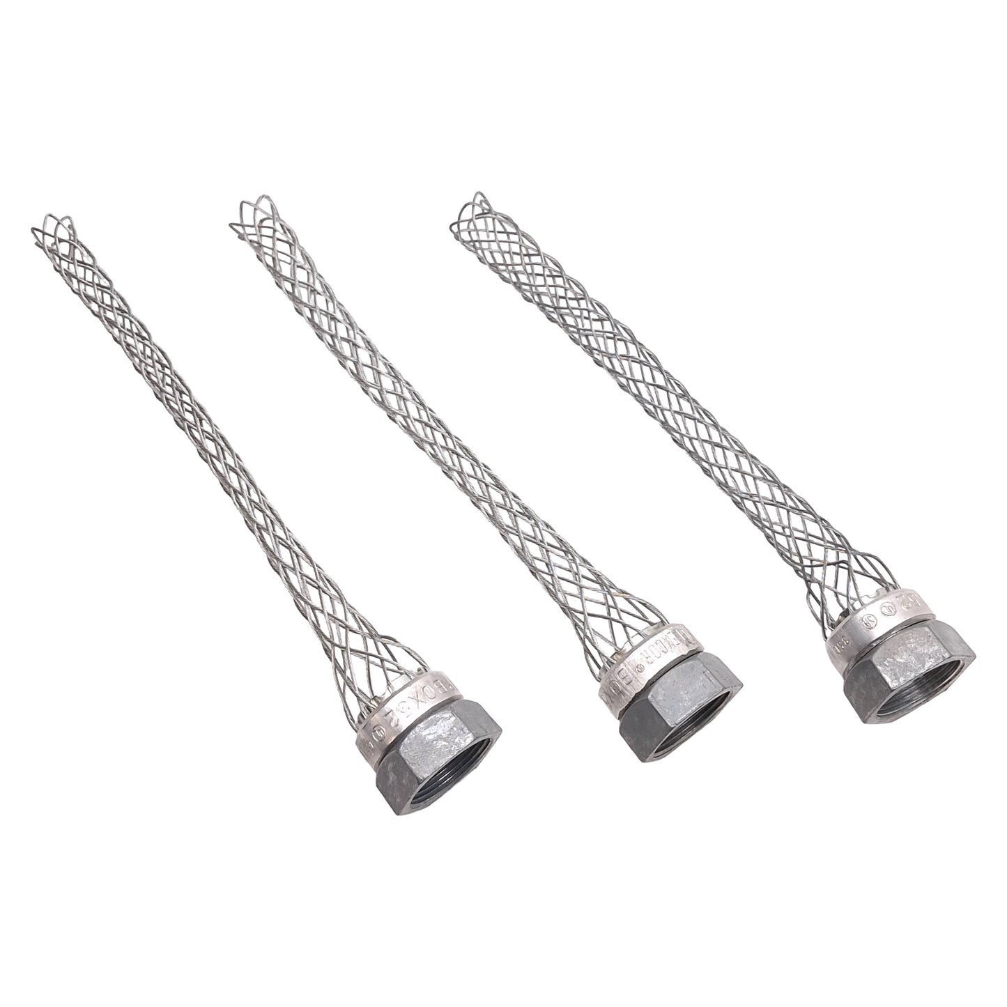 Used Lot of 3 P&S BOX52 Flexcor Strain Relief Cord Grip, ø0.52-0.73in, 3/4in NPT