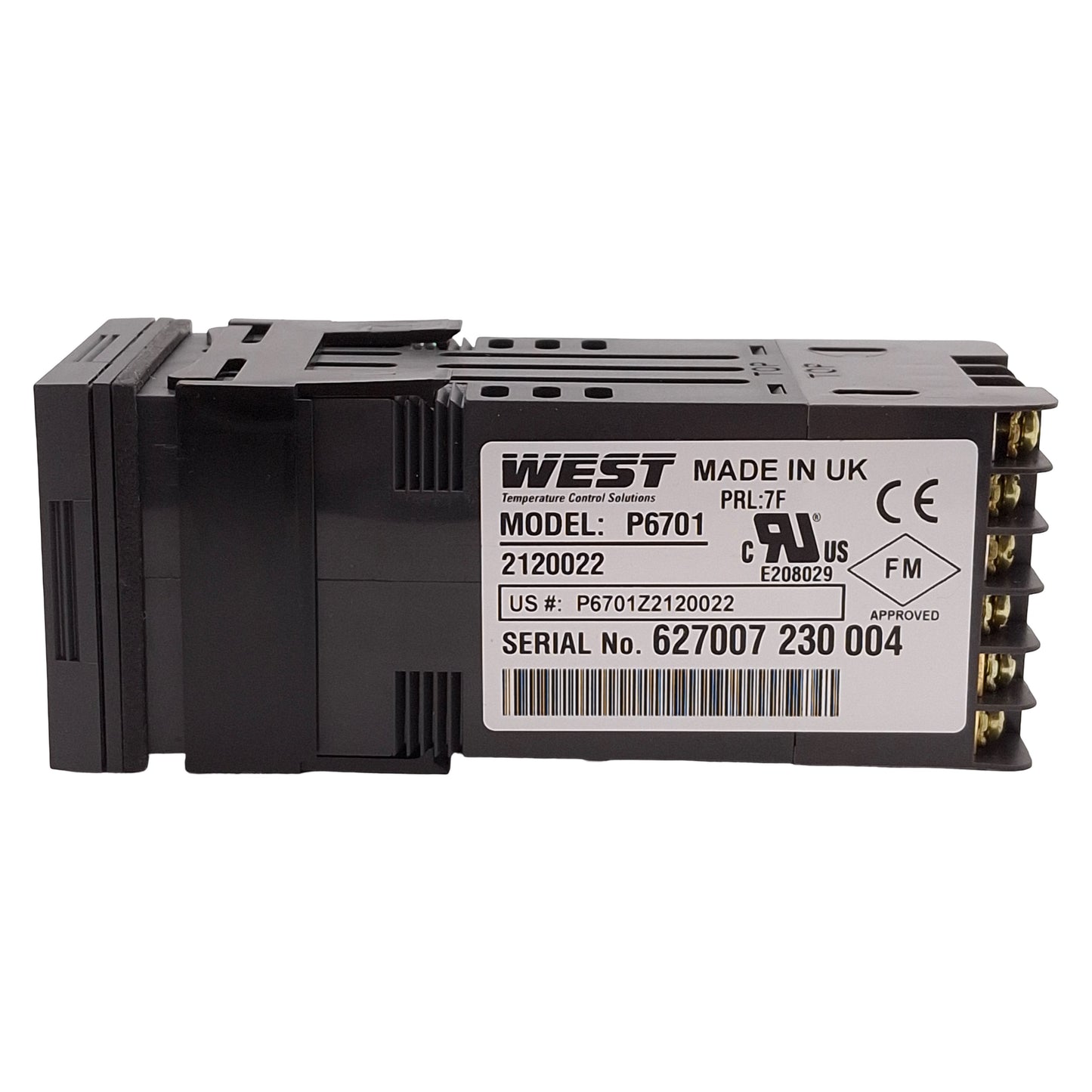 Used West P6701Z2120022 Limit Controller, Universal Input, 24-48VAC/DC, 1/16 DIN