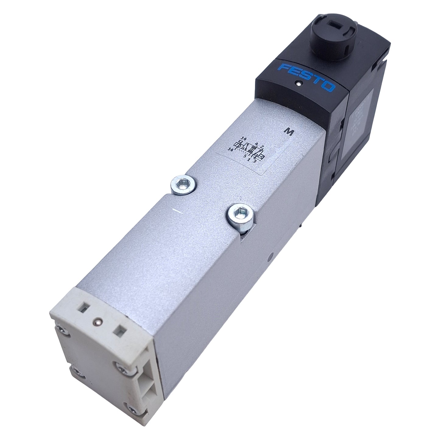 Used Festo 539158 Solenoid Valve 5/2 Way, Monostable, -0.9-10bar Range, 24VDC Coil