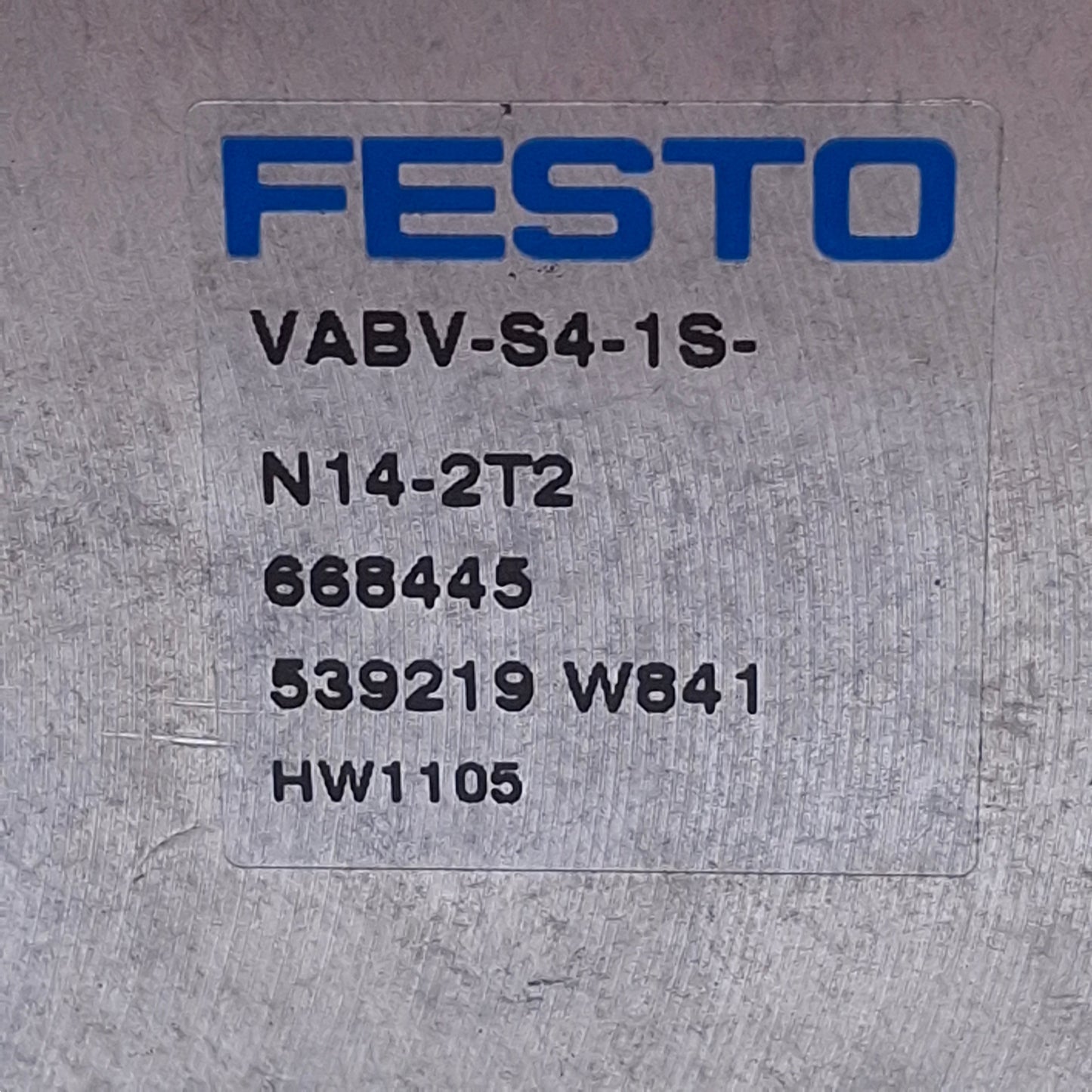 Used Festo 539219 Pneumatic Manifold Sub-Base 2-Position, 26mm Size, 1/4" NPT Port