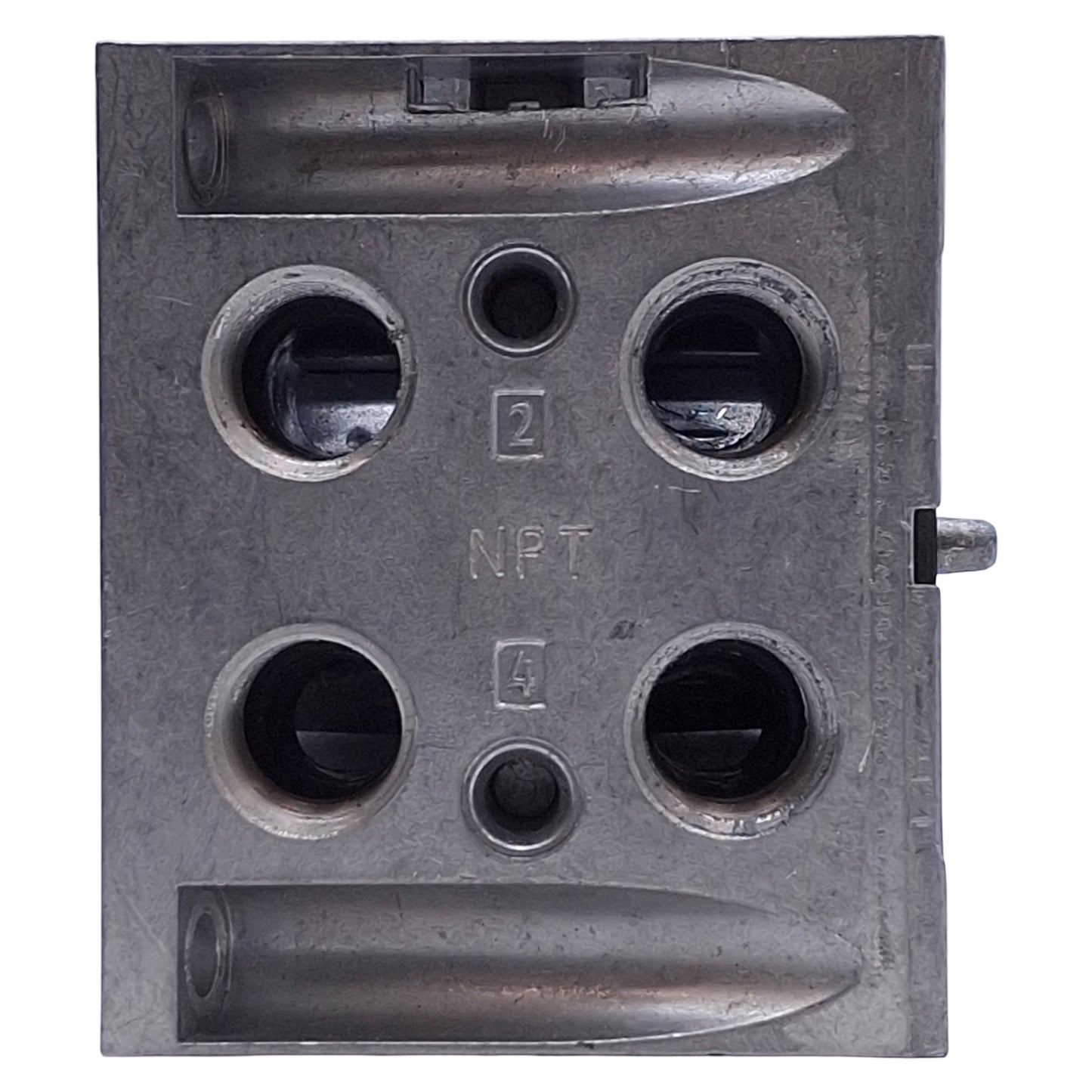 Used Festo 539219 Pneumatic Manifold Sub-Base 2-Position, 26mm Size, 1/4" NPT Port