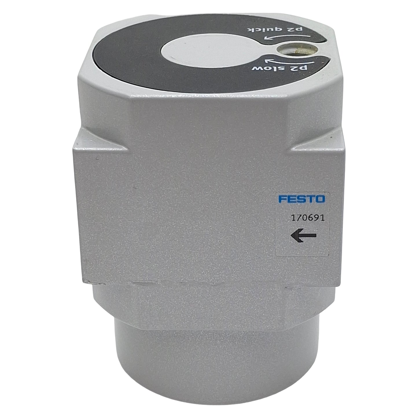 Used Festo HEL-D-MIDI On/Off Piston Gate Valve, 2/2-Way, G1/4in, 3-16bar, 24VDC Coil