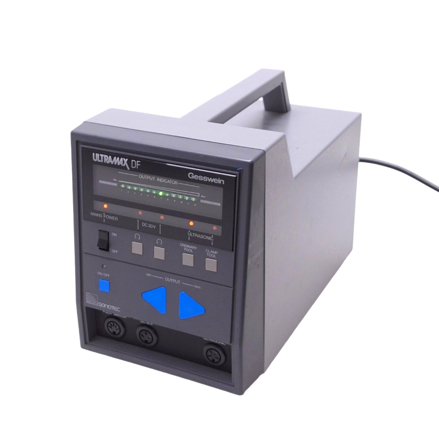 Used Gesswein Ultramax DF Ultrasonic Polishing Controller, 20-30Khz, 100-120VAC